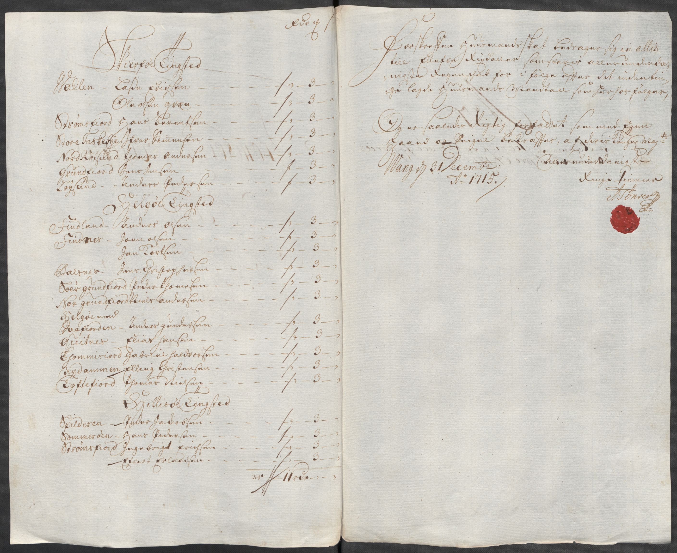 Rentekammeret inntil 1814, Reviderte regnskaper, Fogderegnskap, AV/RA-EA-4092/R68/L4761: Fogderegnskap Senja og Troms, 1715, p. 89