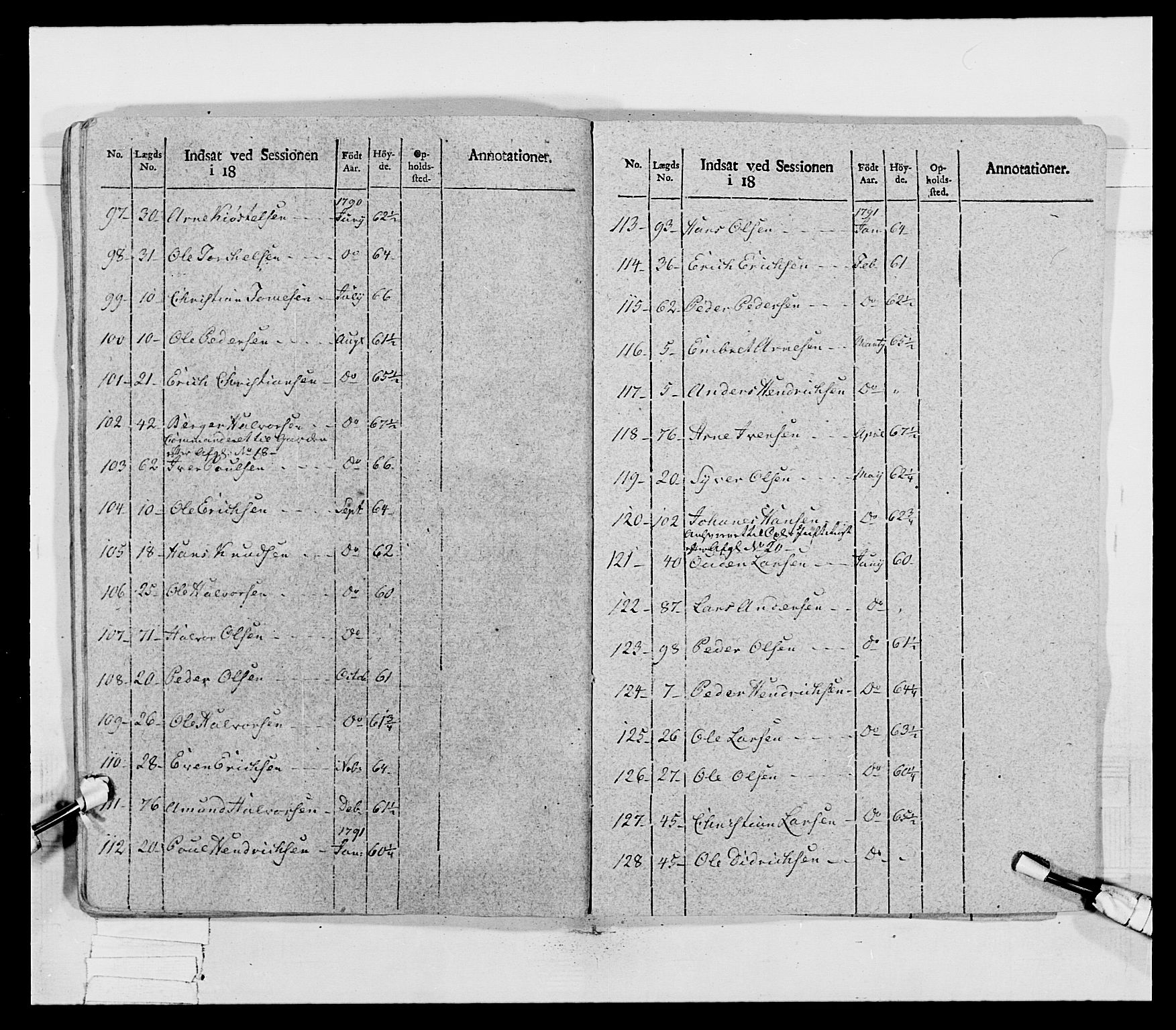 Generalitets- og kommissariatskollegiet, Det kongelige norske kommissariatskollegium, AV/RA-EA-5420/E/Eh/L0027: Skiløperkompaniene, 1812-1832, p. 48