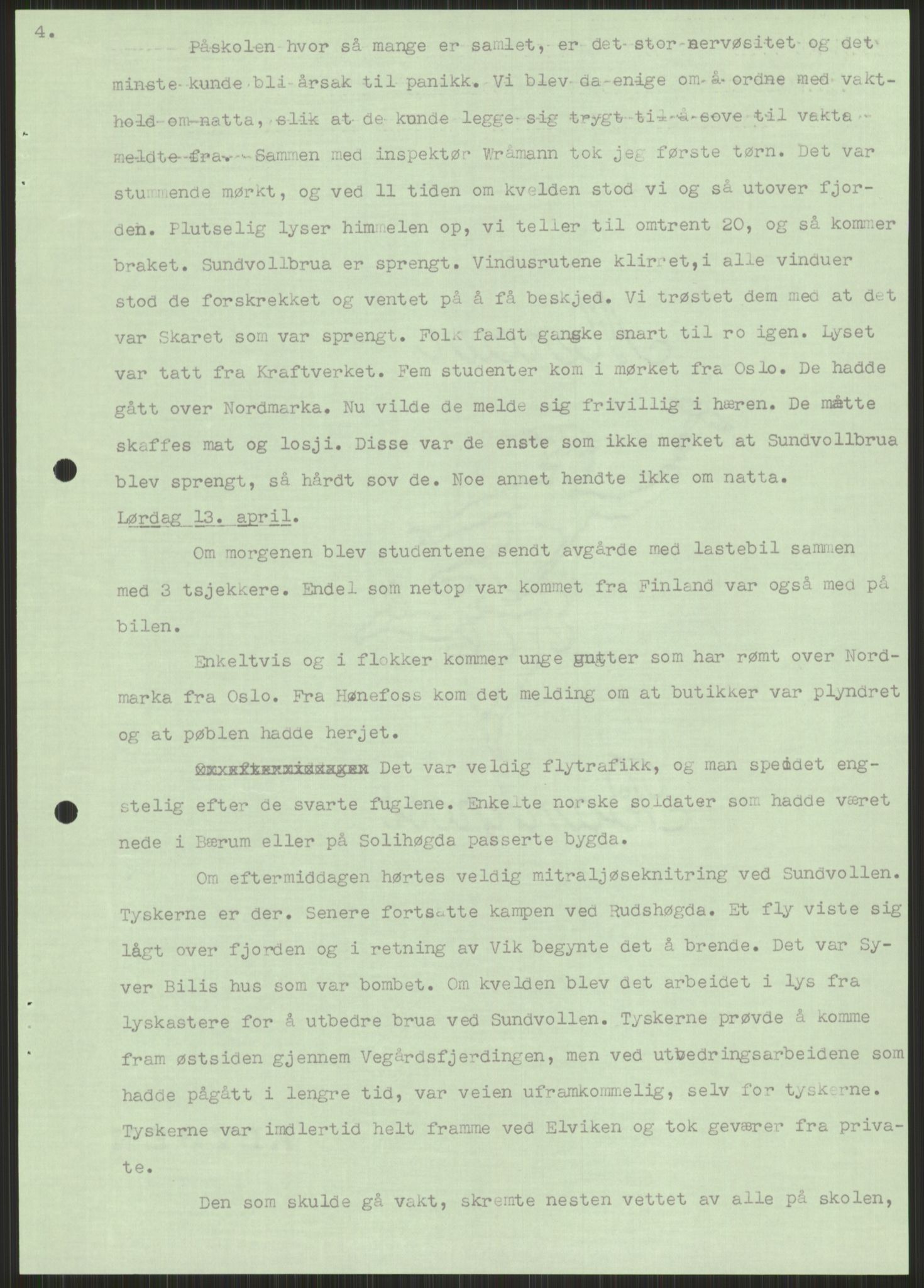 Forsvaret, Forsvarets krigshistoriske avdeling, AV/RA-RAFA-2017/Y/Ya/L0014: II-C-11-31 - Fylkesmenn.  Rapporter om krigsbegivenhetene 1940., 1940, p. 474