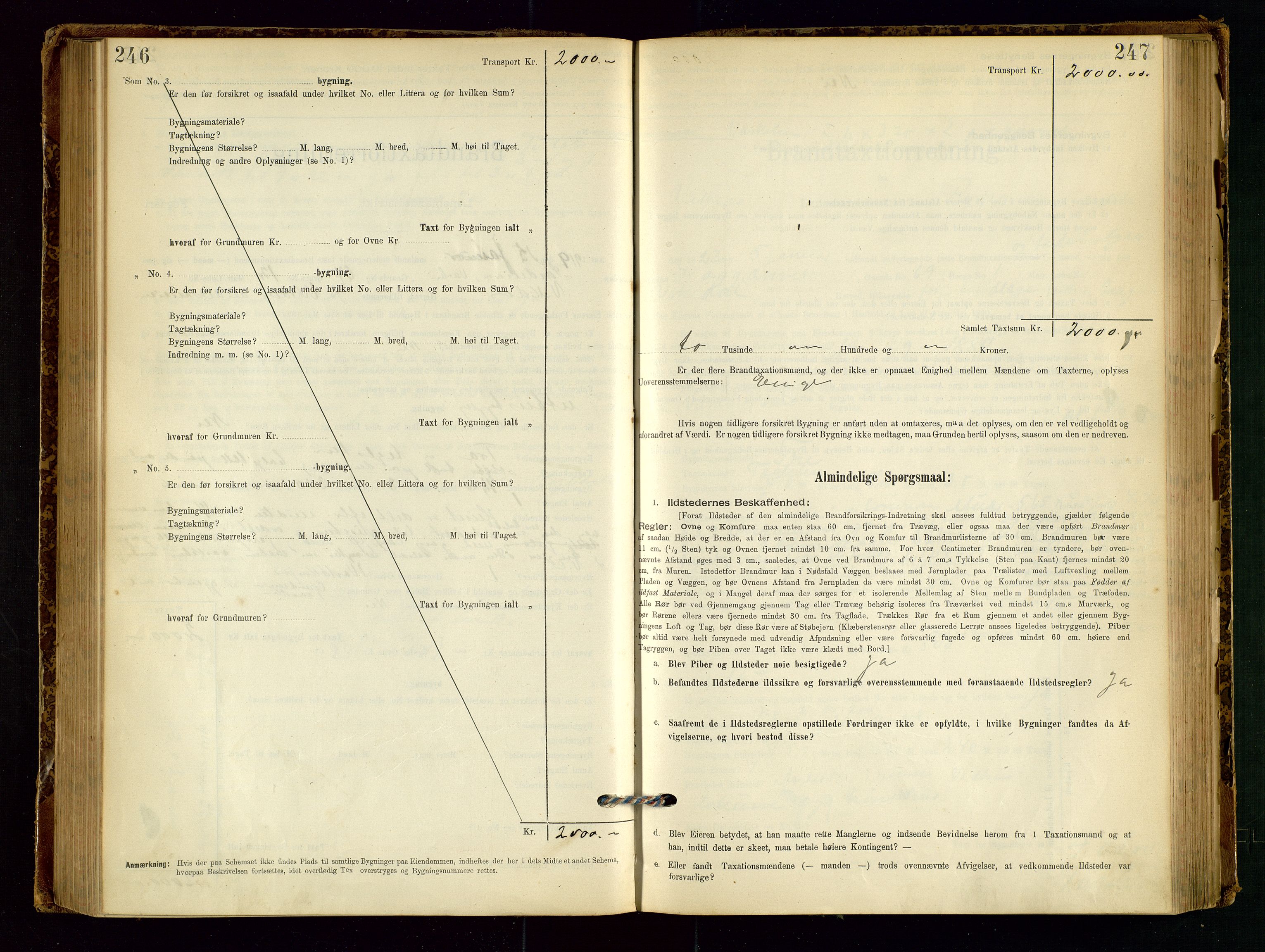 Vikedal lensmannskontor, SAST/A-100179/Gob/L0004: Branntakstprotokoll, 1894-1952, p. 246-247