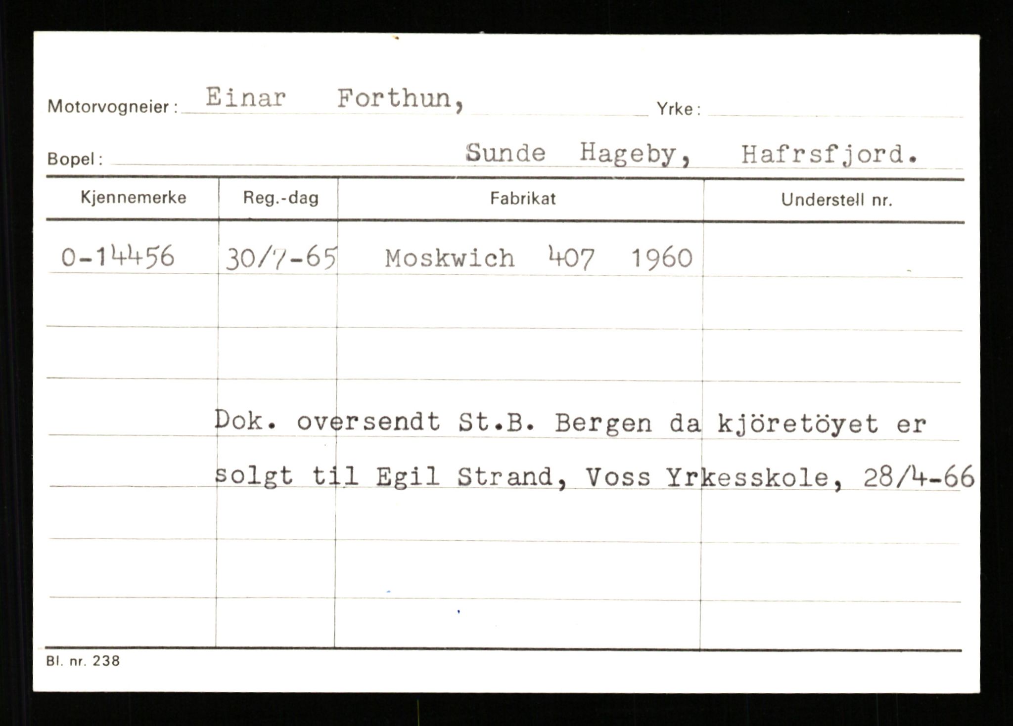 Stavanger trafikkstasjon, AV/SAST-A-101942/0/G/L0003: Registreringsnummer: 10466 - 15496, 1930-1971, p. 2675