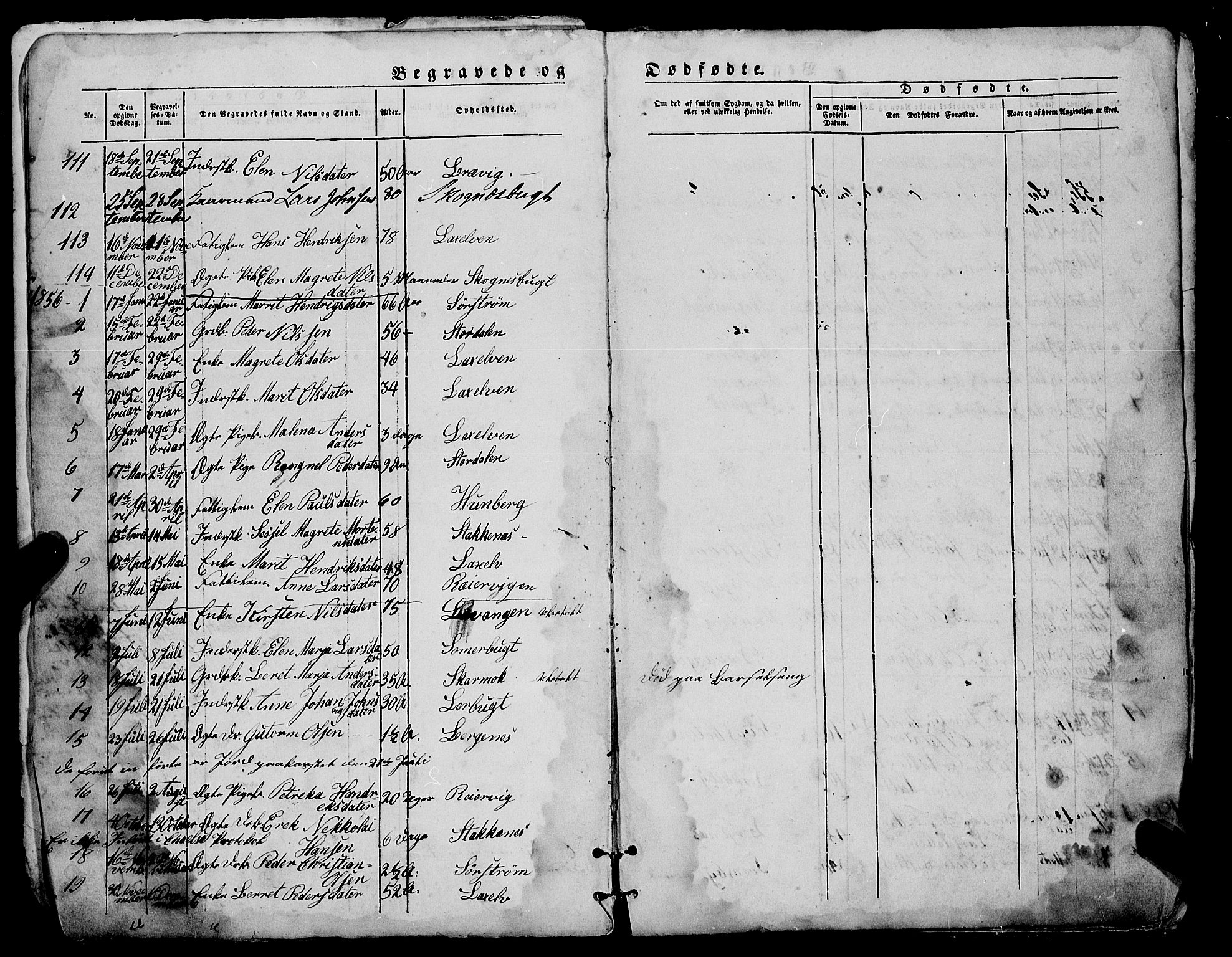 Lyngen sokneprestembete, AV/SATØ-S-1289/H/He/Heb/L0005klokker: Parish register (copy) no. 5, 1847-1882