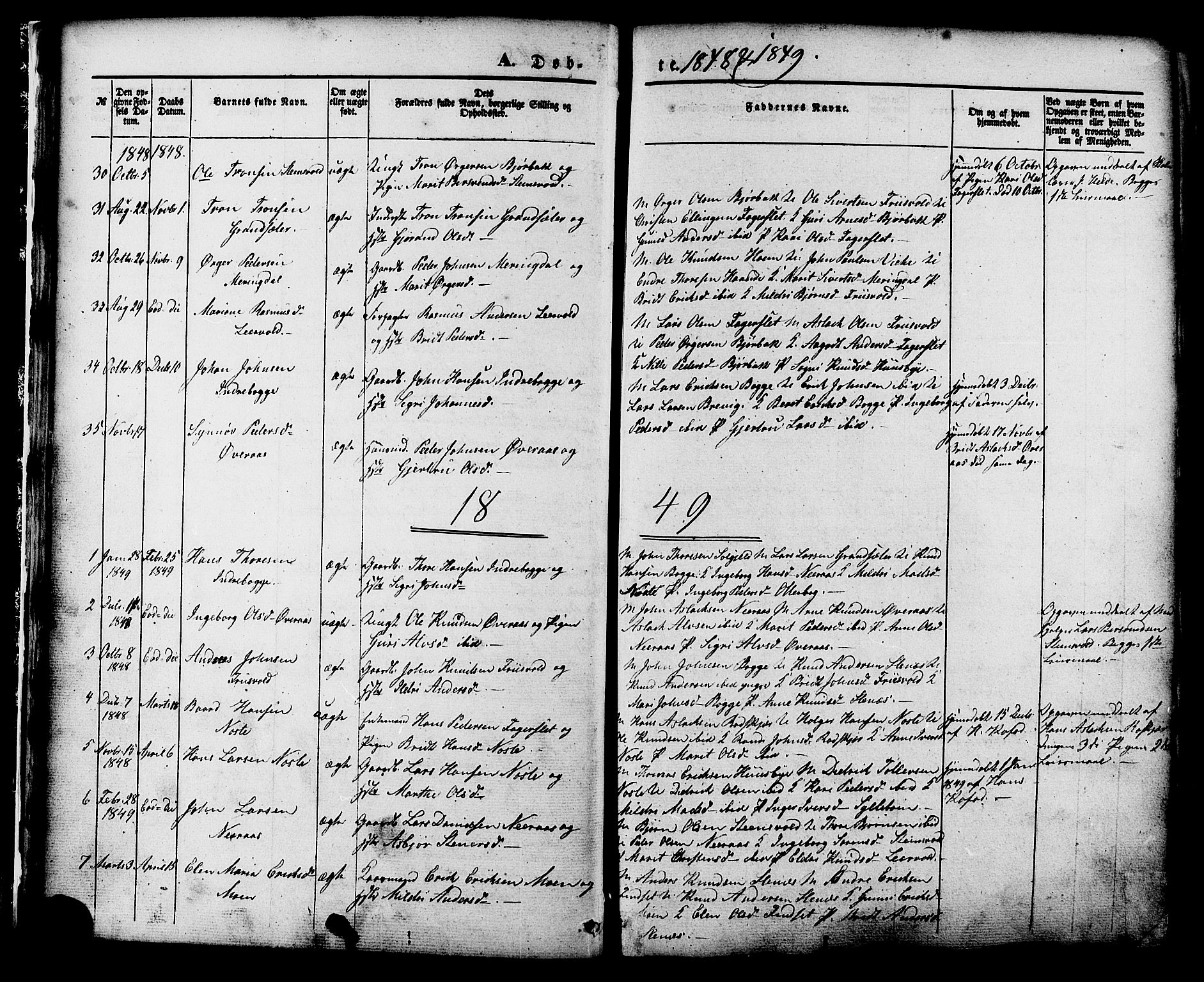 Ministerialprotokoller, klokkerbøker og fødselsregistre - Møre og Romsdal, SAT/A-1454/552/L0637: Parish register (official) no. 552A01, 1845-1879, p. 11