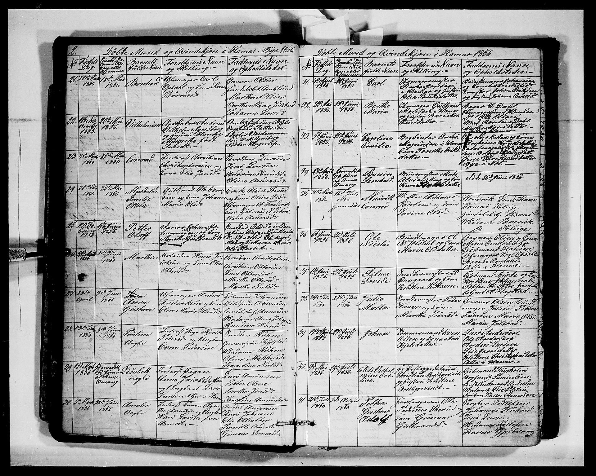 Vang prestekontor, Hedmark, SAH/PREST-008/H/Ha/Hab/L0011: Parish register (copy) no. 11, 1855-1878, p. 2