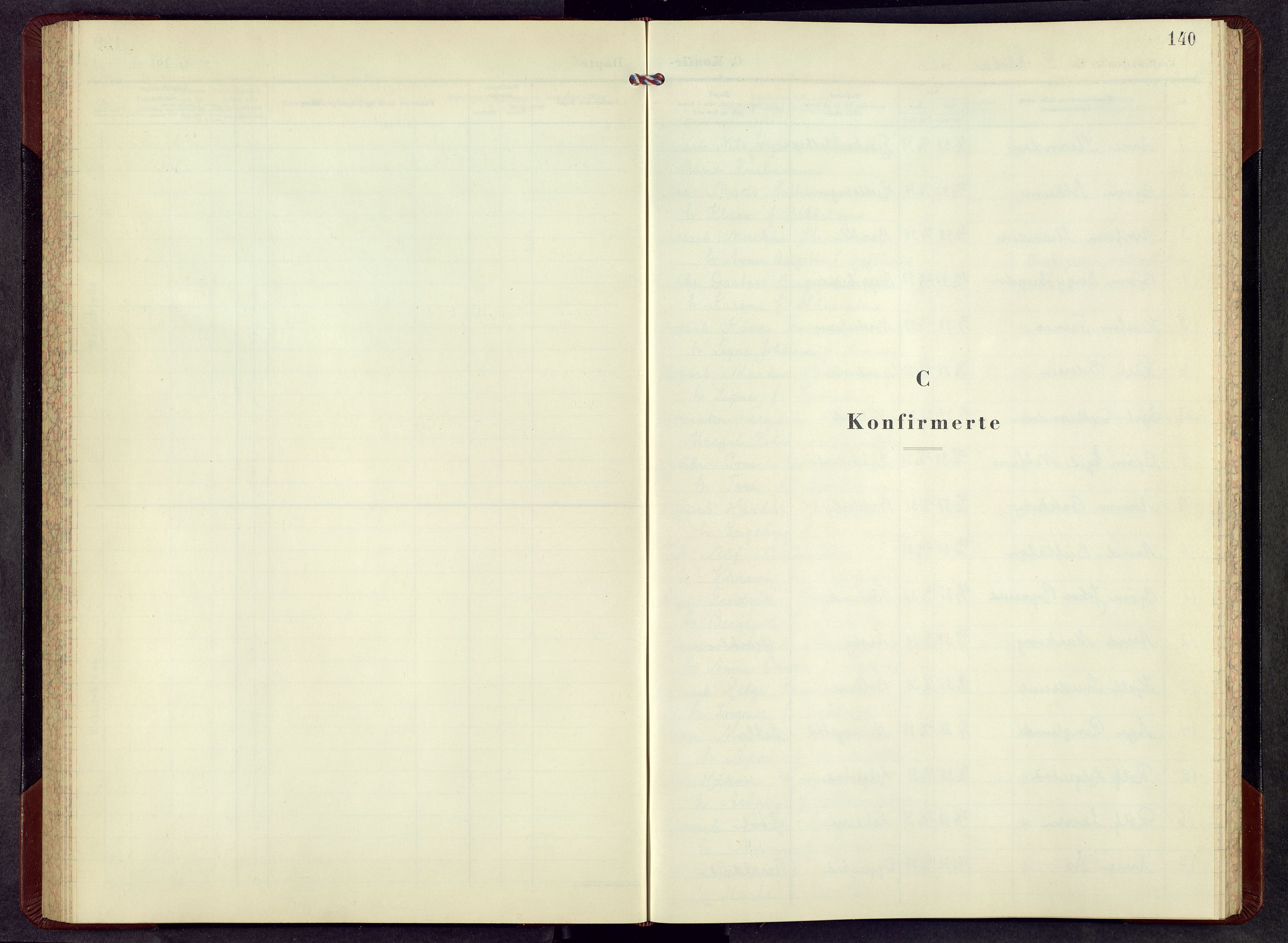 Balke prestekontor, AV/SAH-PREST-106/H/Ha/Hab/L0003: Parish register (copy) no. 3, 1952-1967, p. 140