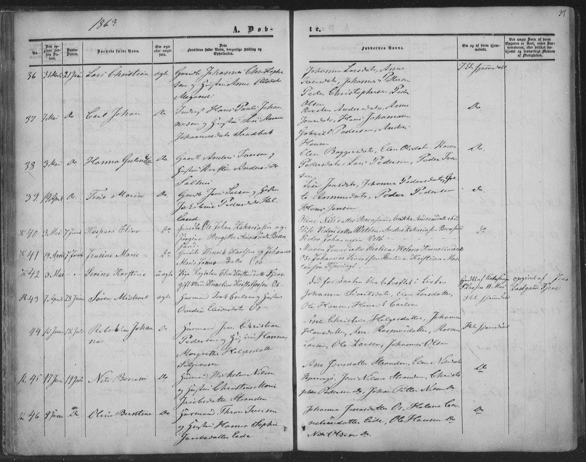 Ministerialprotokoller, klokkerbøker og fødselsregistre - Nordland, AV/SAT-A-1459/853/L0770: Parish register (official) no. 853A09, 1857-1870, p. 37