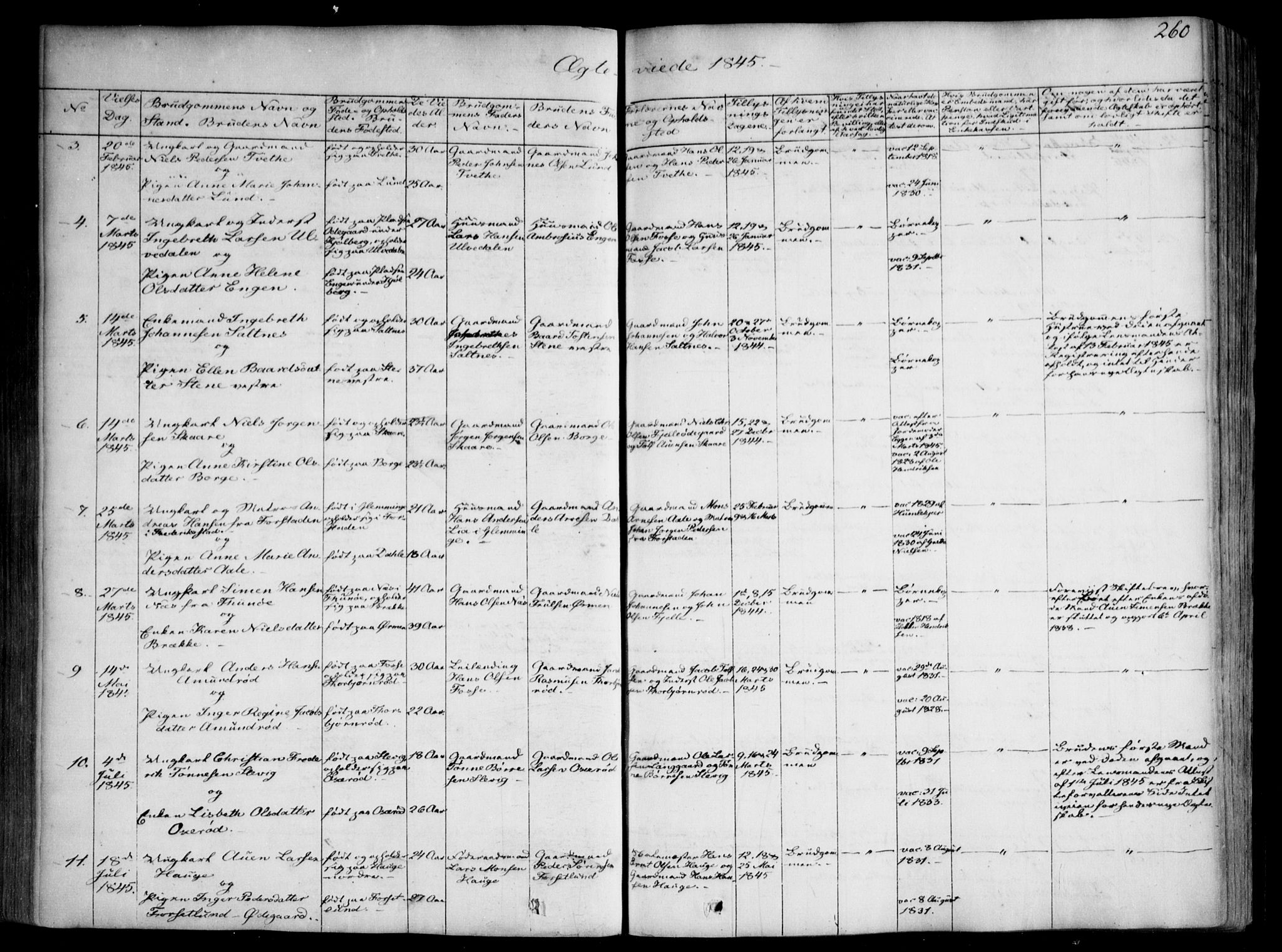 Onsøy prestekontor Kirkebøker, AV/SAO-A-10914/F/Fa/L0003: Parish register (official) no. I 3, 1841-1860, p. 260