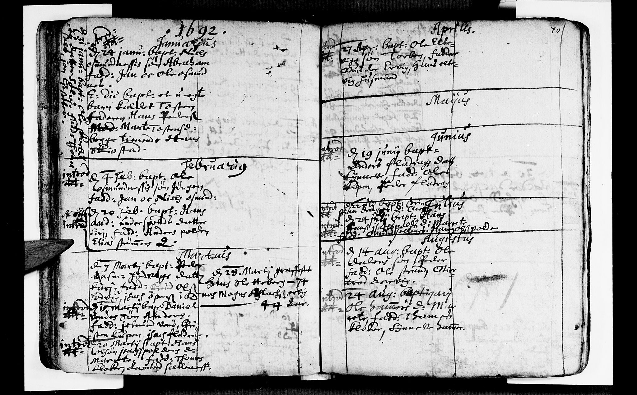 Selje sokneprestembete, SAB/A-99938/H/Ha/Haa/Haaa: Parish register (official) no. A 1, 1668-1696, p. 40