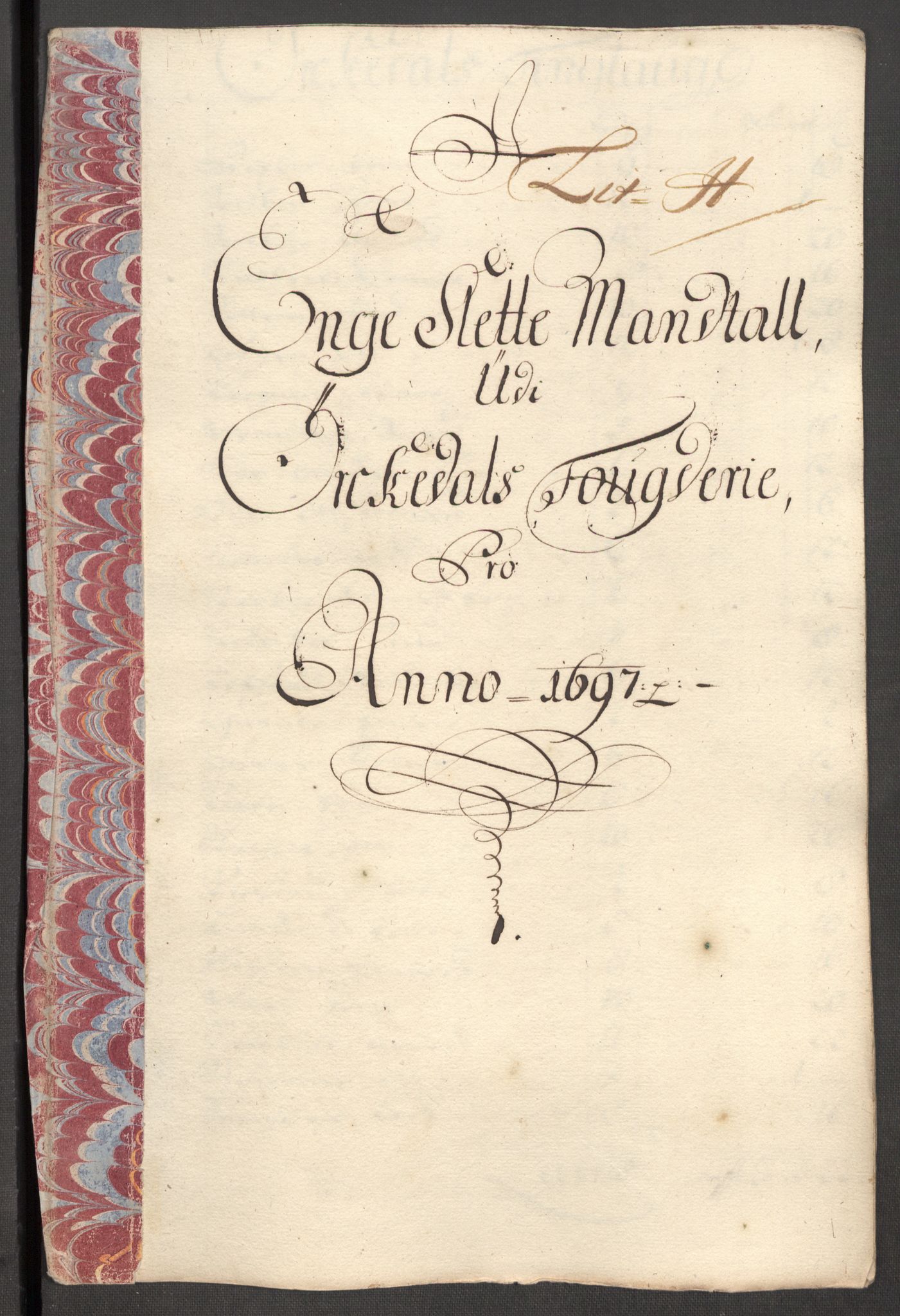 Rentekammeret inntil 1814, Reviderte regnskaper, Fogderegnskap, RA/EA-4092/R60/L3947: Fogderegnskap Orkdal og Gauldal, 1697, p. 147