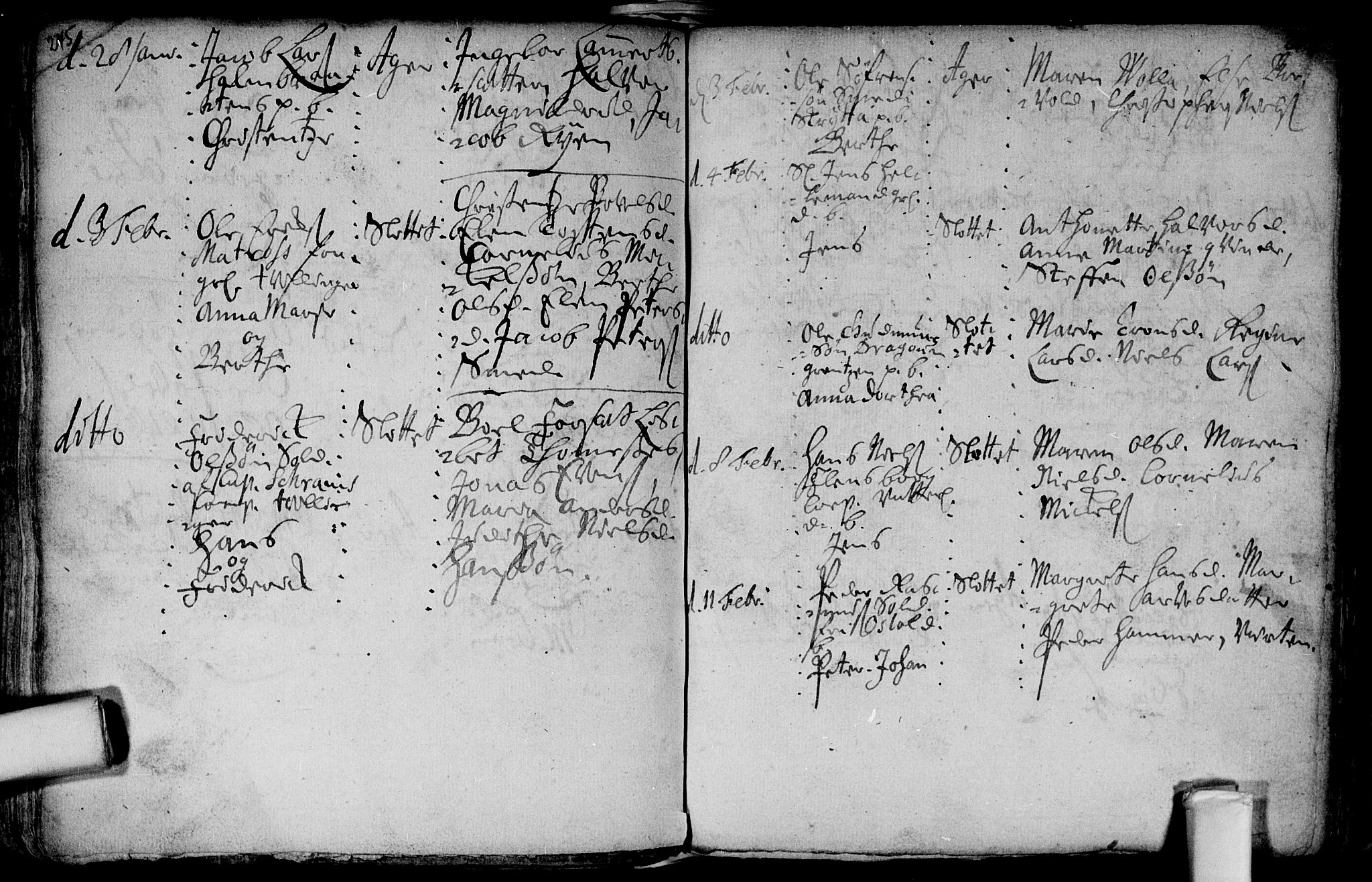 Aker prestekontor kirkebøker, AV/SAO-A-10861/F/L0002: Parish register (official) no. 2, 1714-1720, p. 245-246