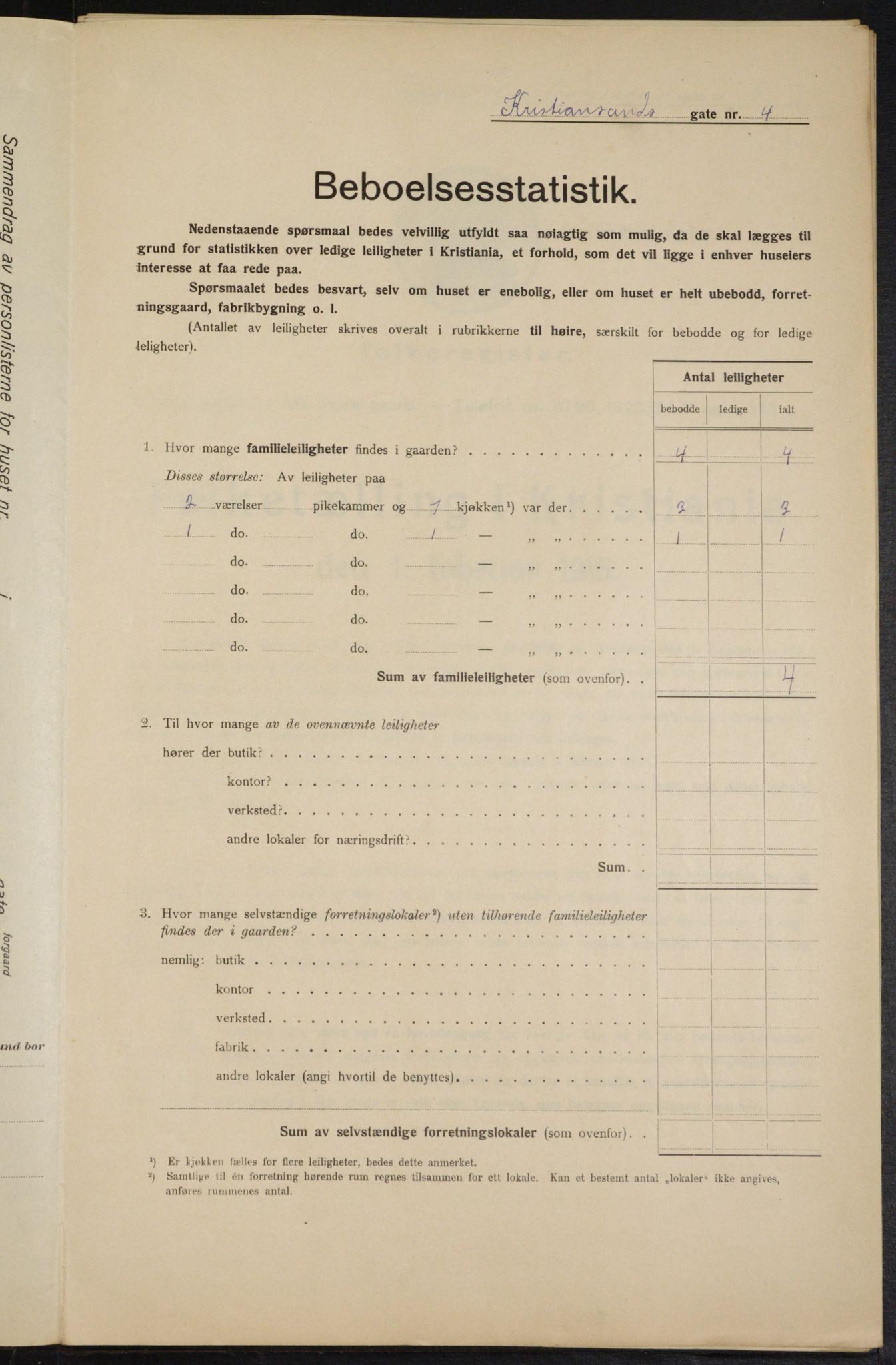 OBA, Municipal Census 1915 for Kristiania, 1915, p. 53768