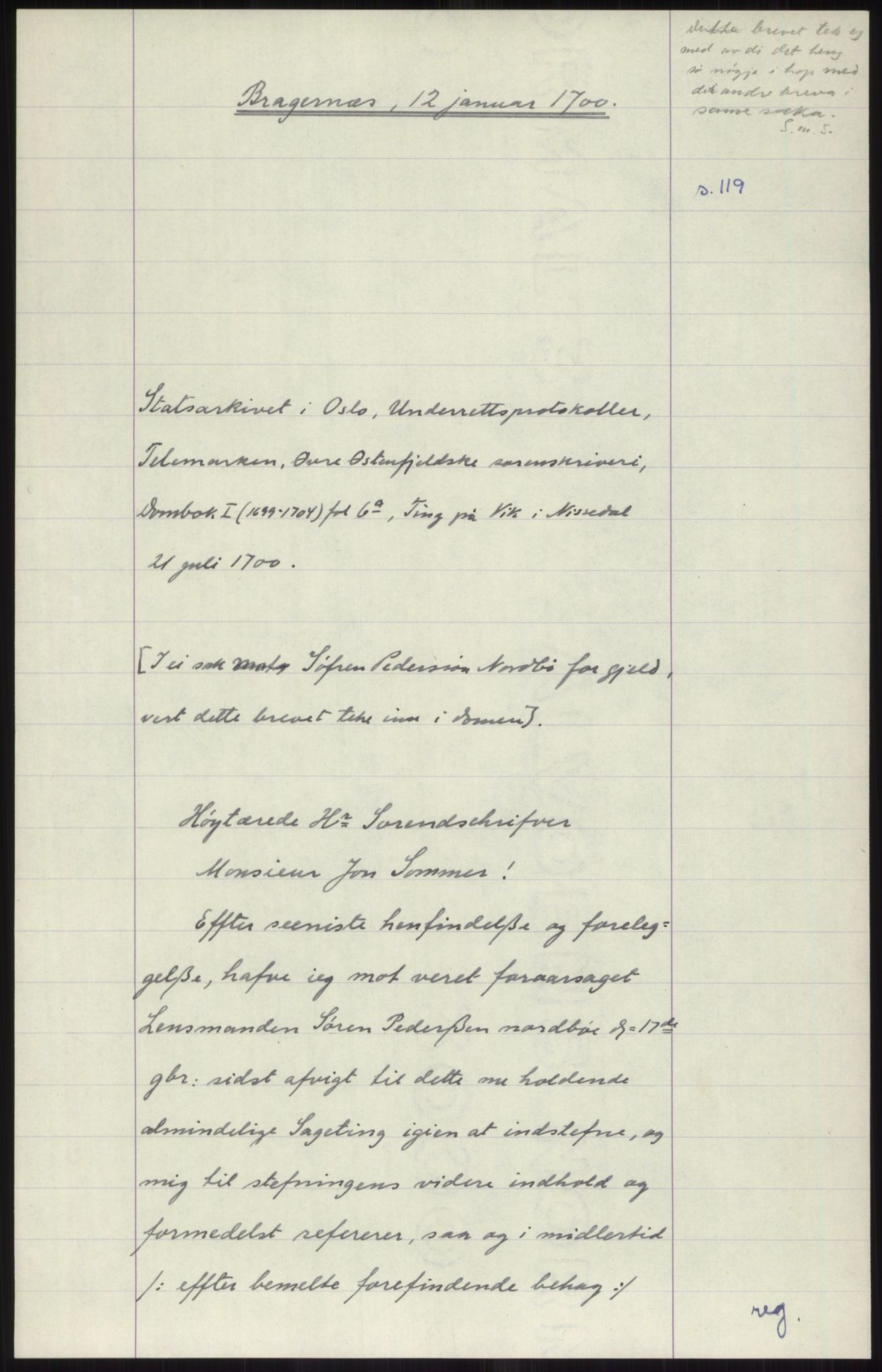 Samlinger til kildeutgivelse, Diplomavskriftsamlingen, RA/EA-4053/H/Ha, p. 2375