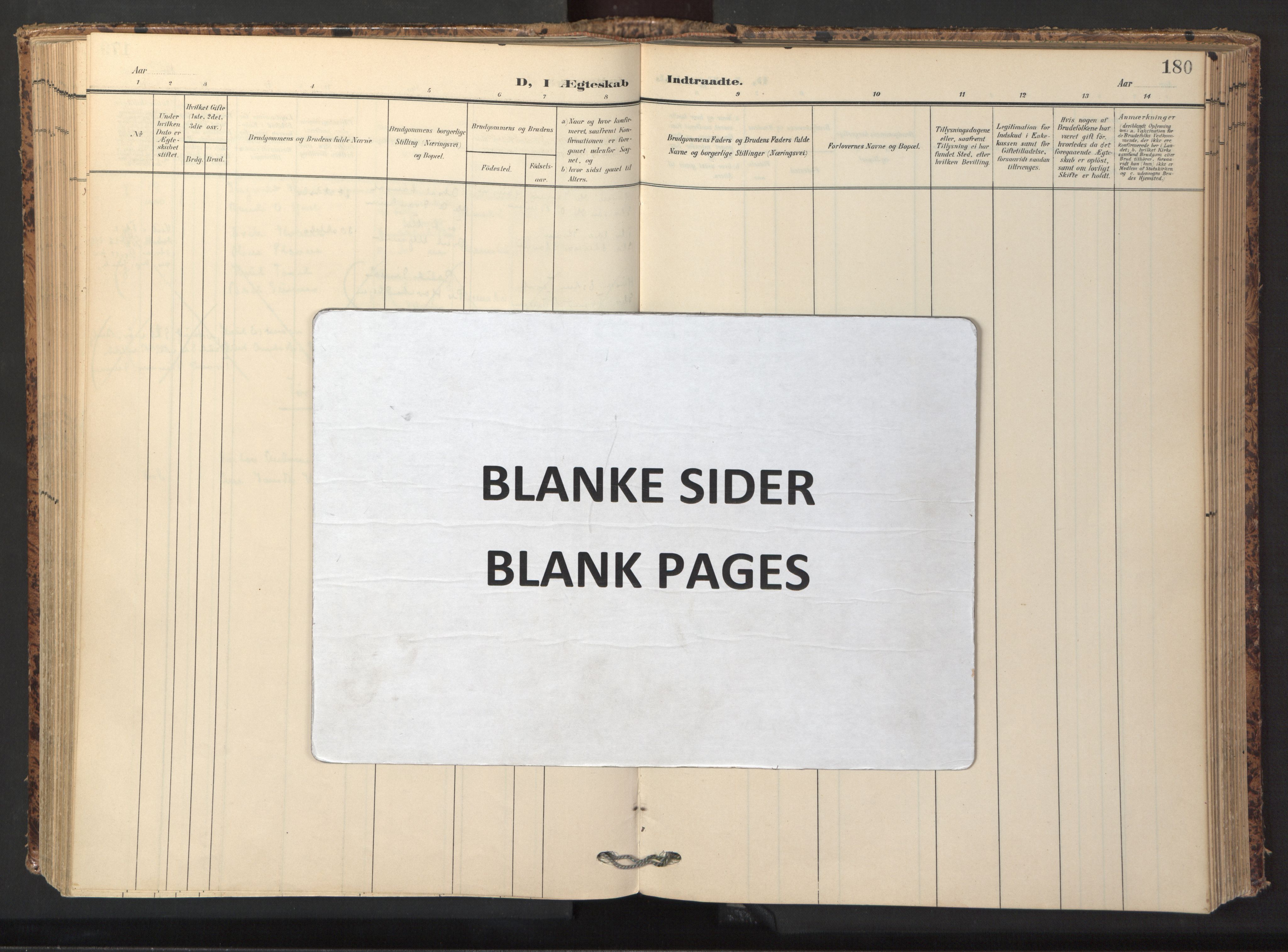 Ministerialprotokoller, klokkerbøker og fødselsregistre - Sør-Trøndelag, SAT/A-1456/674/L0873: Parish register (official) no. 674A05, 1908-1923, p. 180