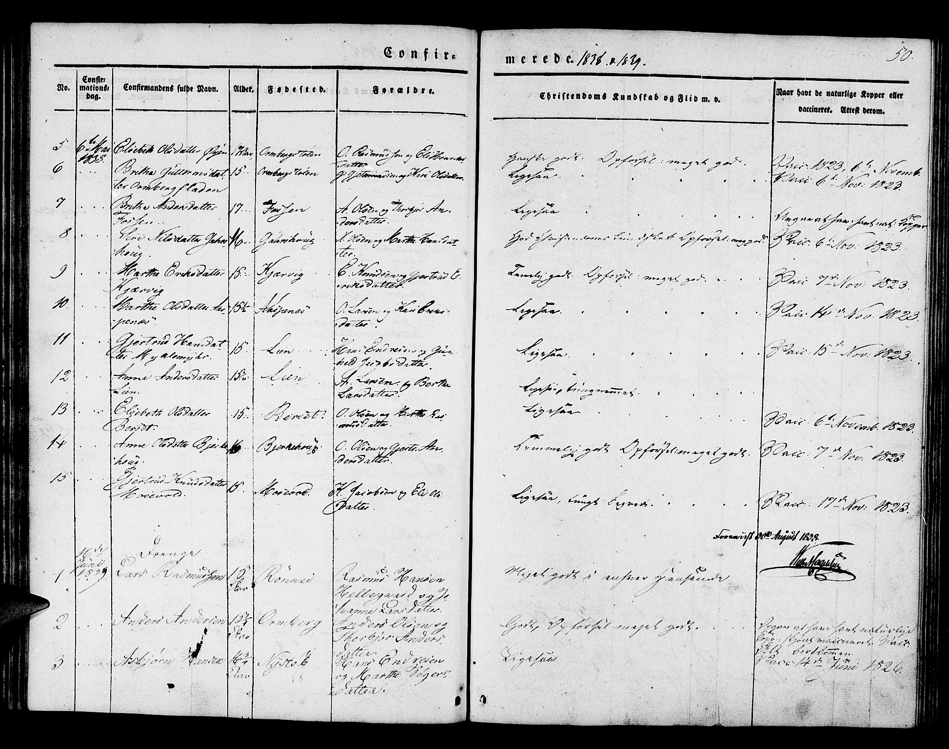 Jostedal sokneprestembete, SAB/A-80601/H/Haa/Haaa/L0004: Parish register (official) no. A 4, 1837-1848, p. 50