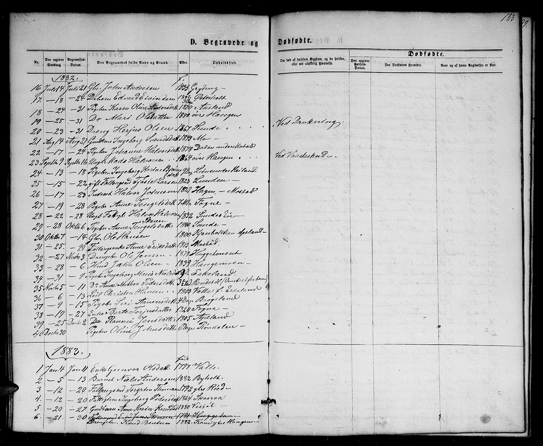 Gjerstad sokneprestkontor, AV/SAK-1111-0014/F/Fb/Fba/L0006: Parish register (copy) no. B 6, 1868-1890, p. 183