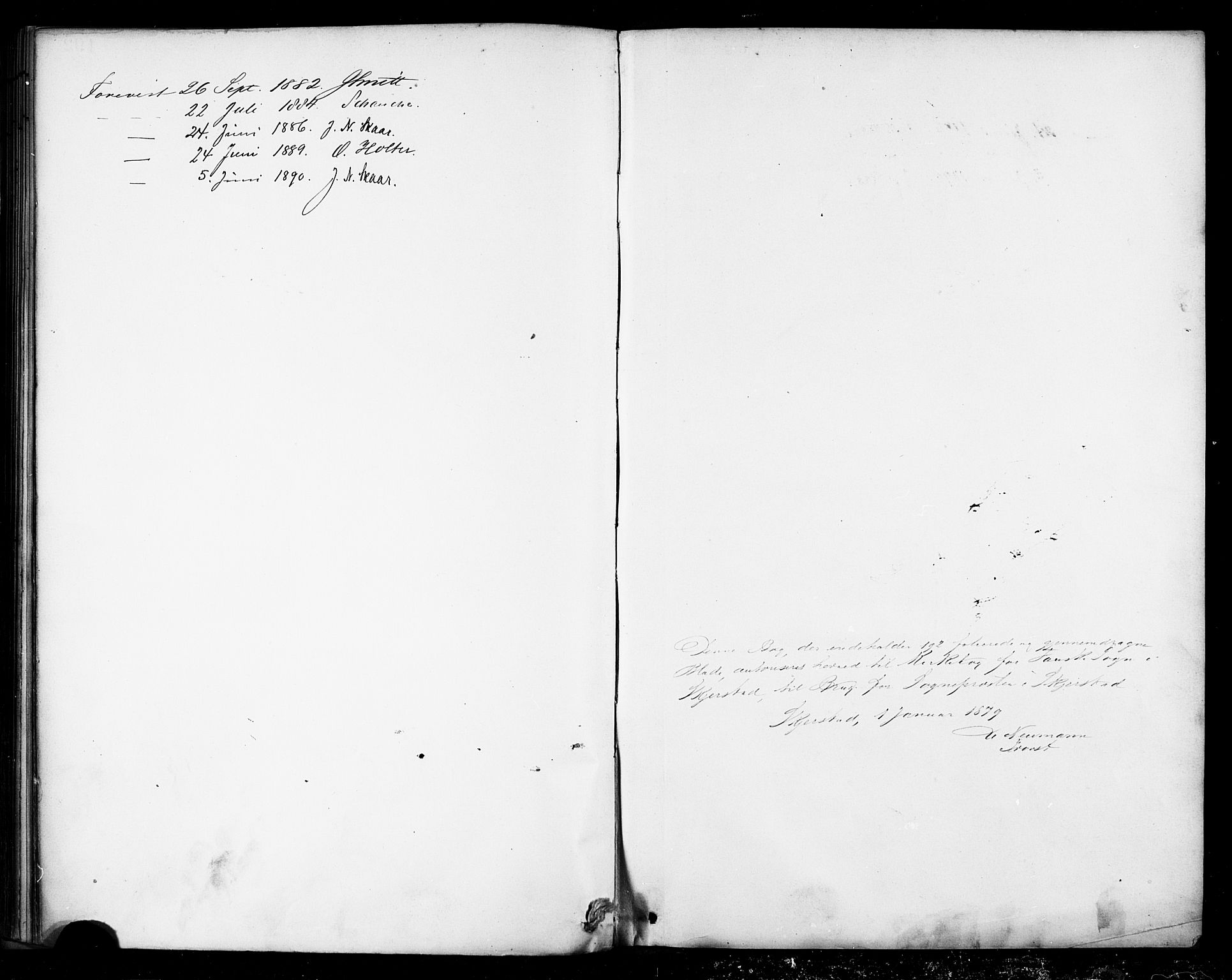 Ministerialprotokoller, klokkerbøker og fødselsregistre - Nordland, SAT/A-1459/849/L0689: Parish register (official) no. 849A01, 1879-1889