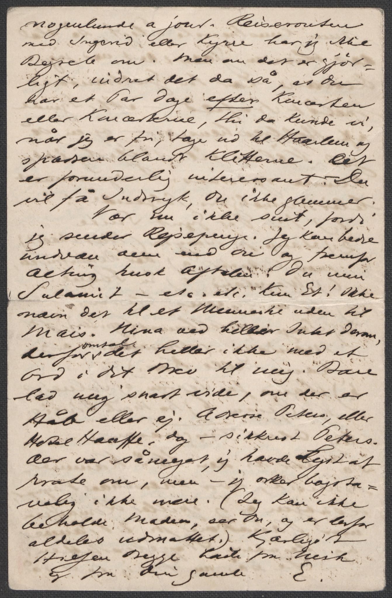 Beyer, Frants, AV/RA-PA-0132/F/L0001: Brev fra Edvard Grieg til Frantz Beyer og "En del optegnelser som kan tjene til kommentar til brevene" av Marie Beyer, 1872-1907, p. 492