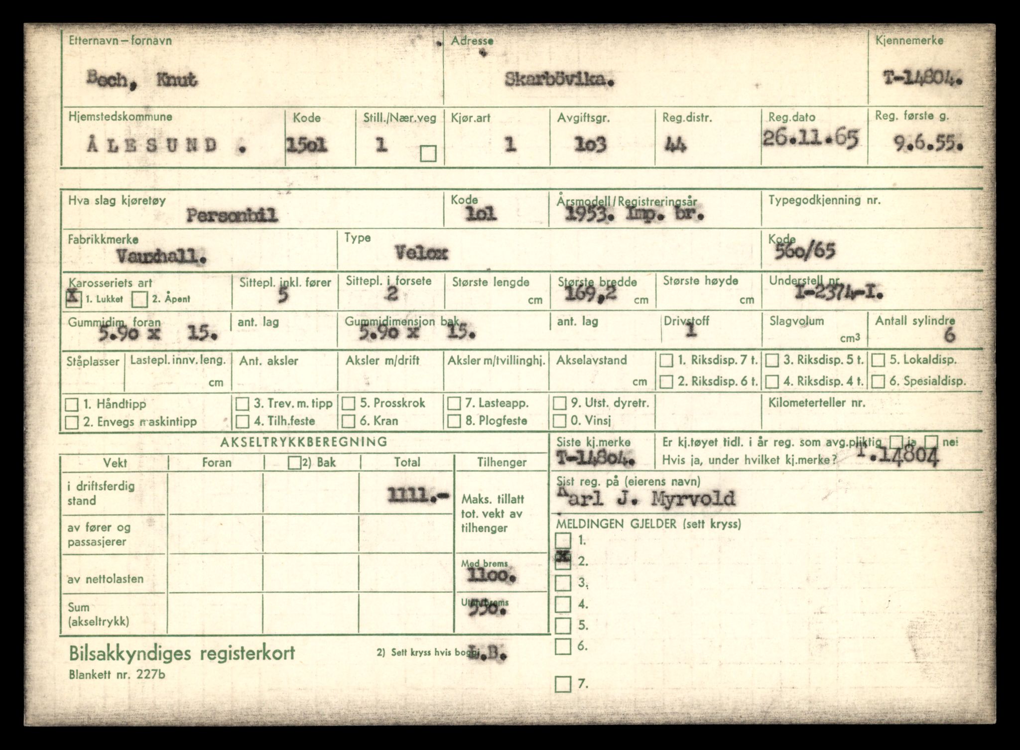 Møre og Romsdal vegkontor - Ålesund trafikkstasjon, AV/SAT-A-4099/F/Fe/L0048: Registreringskort for kjøretøy T 14721 - T 14863, 1927-1998, p. 1765