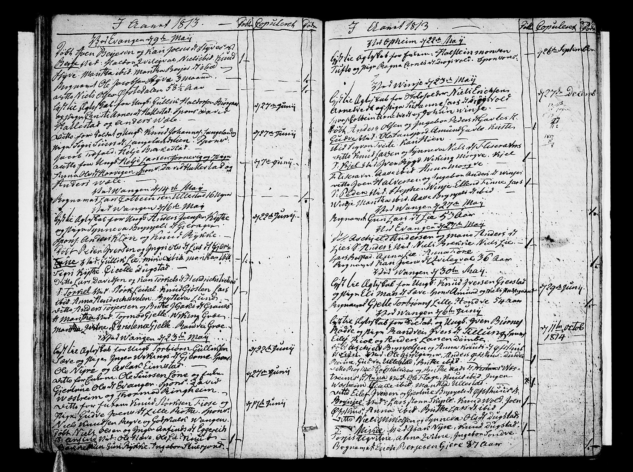 Voss sokneprestembete, AV/SAB-A-79001/H/Haa: Parish register (official) no. A 10, 1810-1821, p. 39