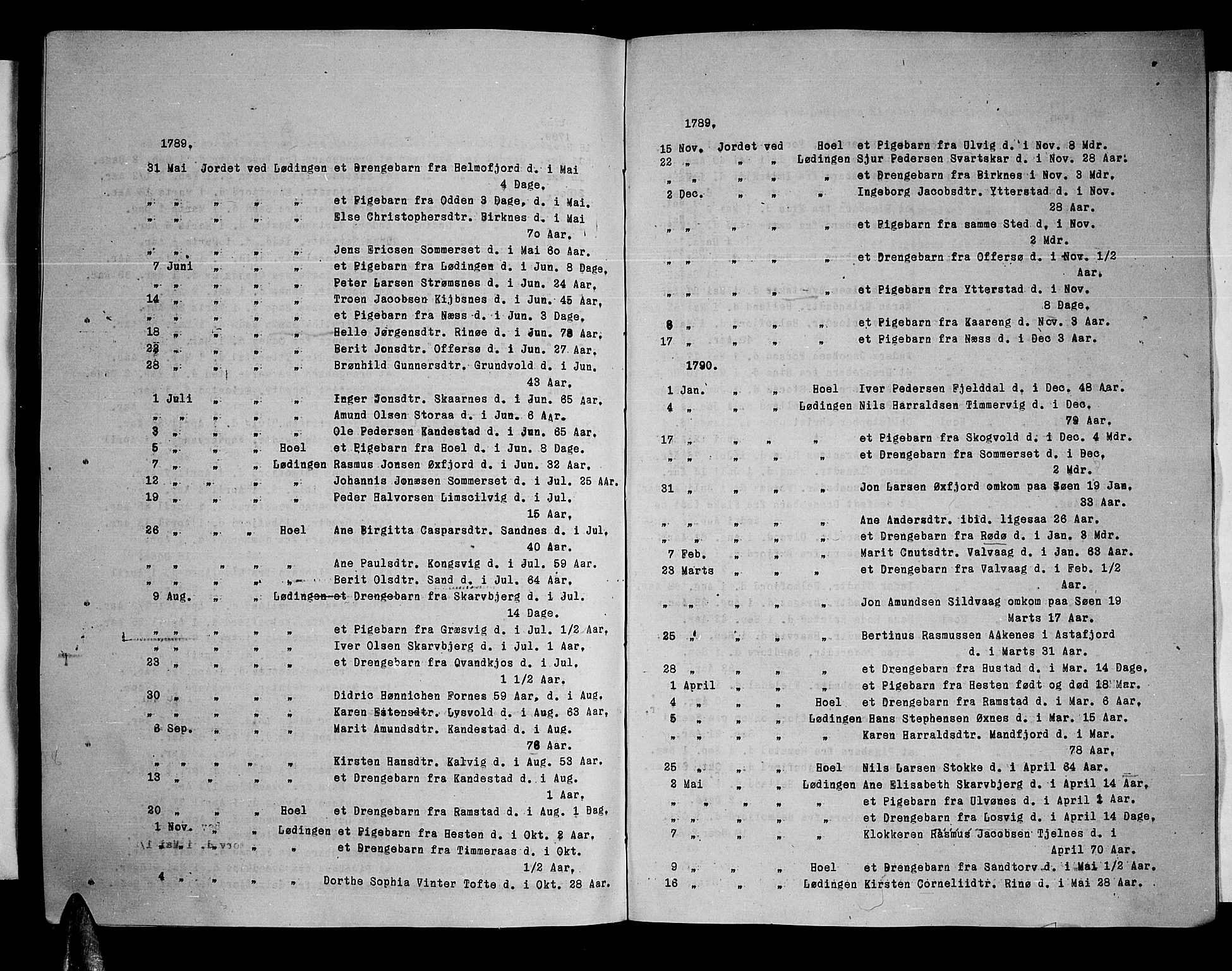 Ministerialprotokoller, klokkerbøker og fødselsregistre - Nordland, AV/SAT-A-1459/872/L1031: Parish register (official) no. 872A06, 1787-1829