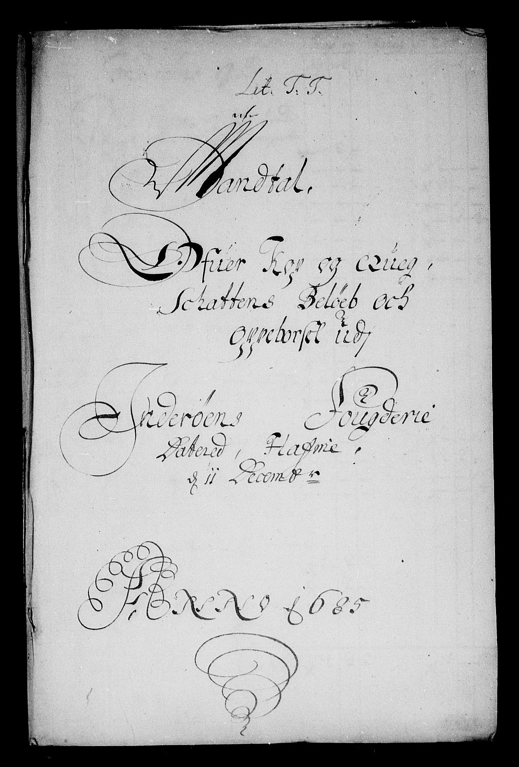 Rentekammeret inntil 1814, Reviderte regnskaper, Stiftamtstueregnskaper, Trondheim stiftamt og Nordland amt, AV/RA-EA-6044/R/Rg/L0084: Trondheim stiftamt og Nordland amt, 1686