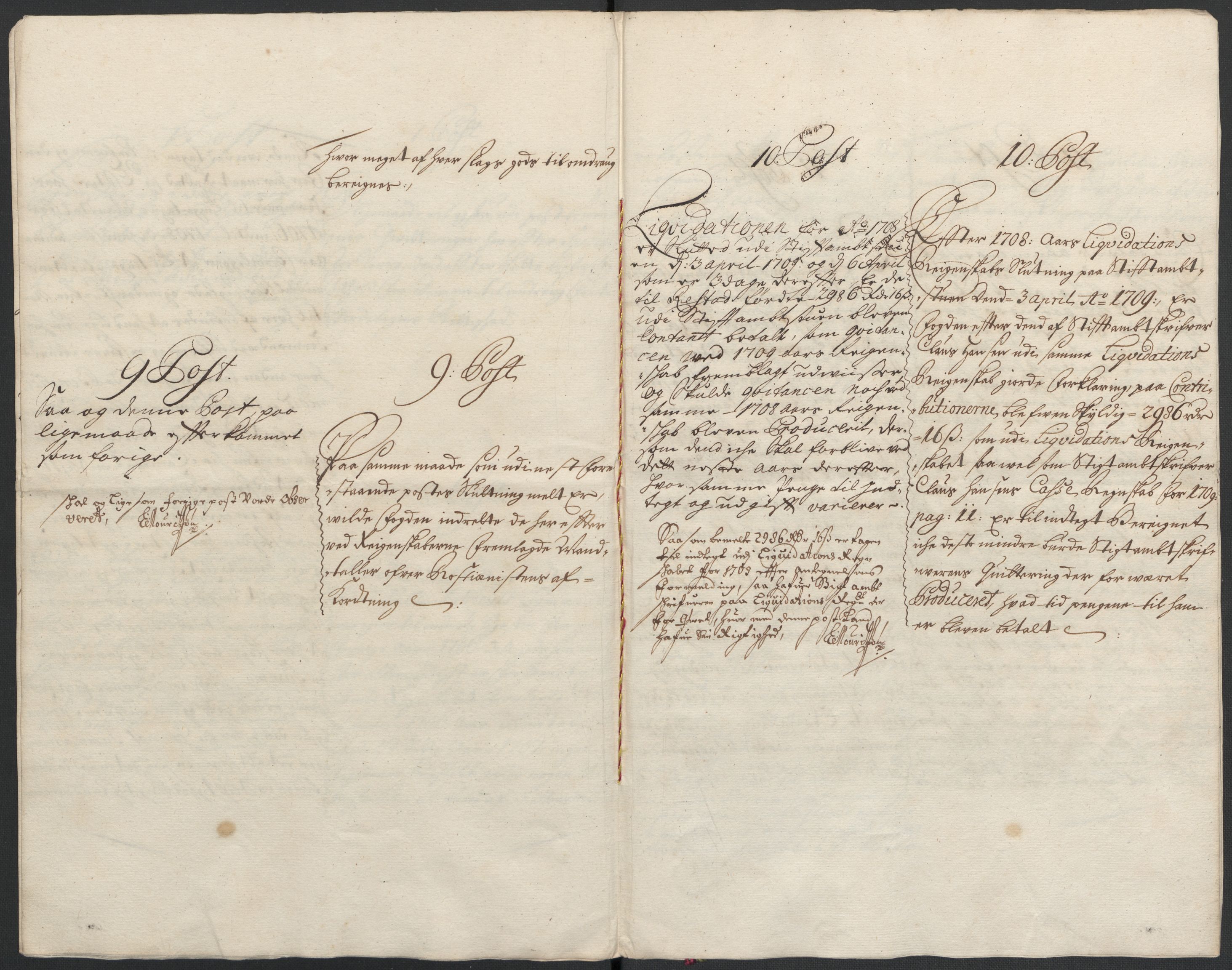 Rentekammeret inntil 1814, Reviderte regnskaper, Fogderegnskap, AV/RA-EA-4092/R17/L1179: Fogderegnskap Gudbrandsdal, 1708-1710, p. 131