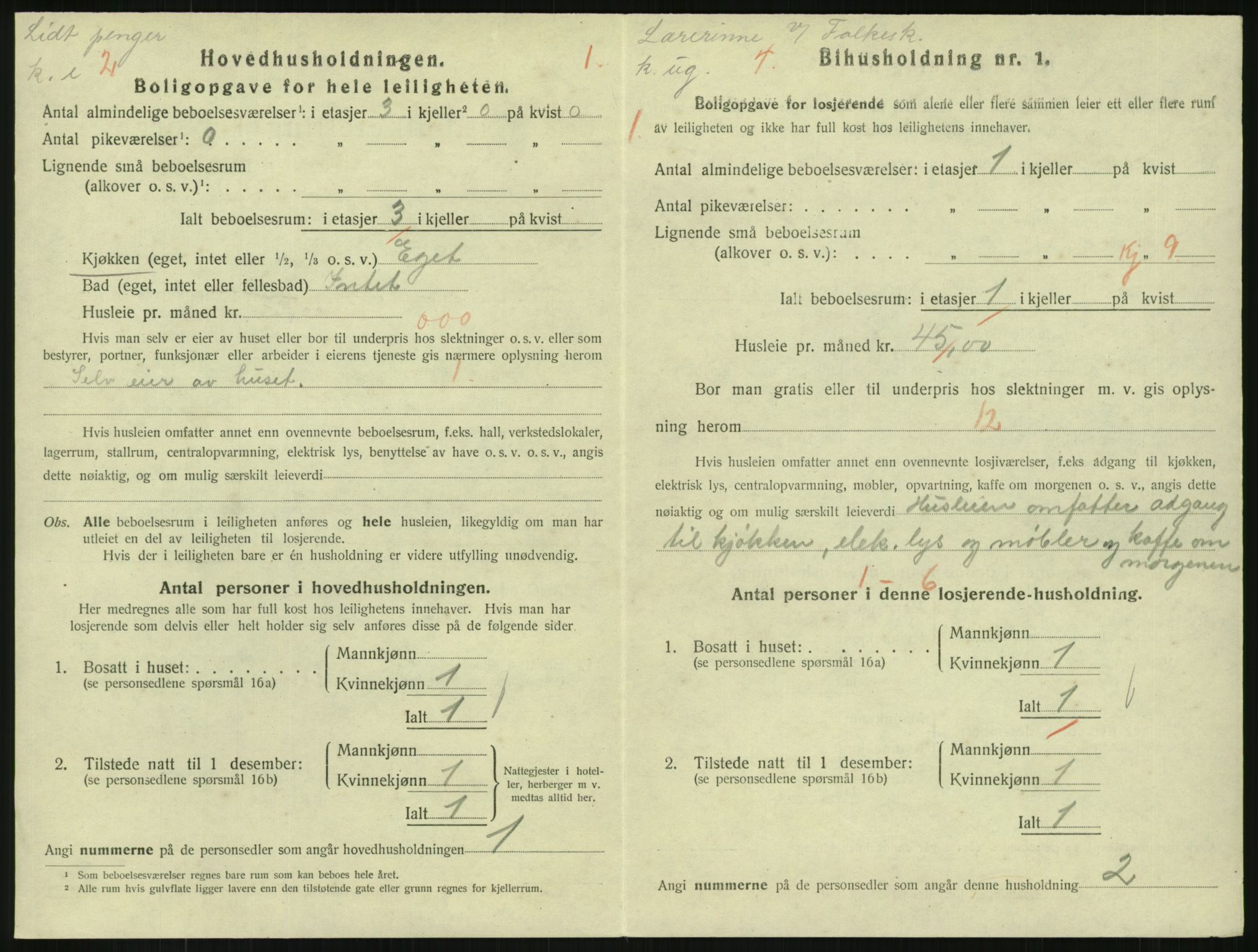 SAKO, 1920 census for Horten, 1920, p. 6764