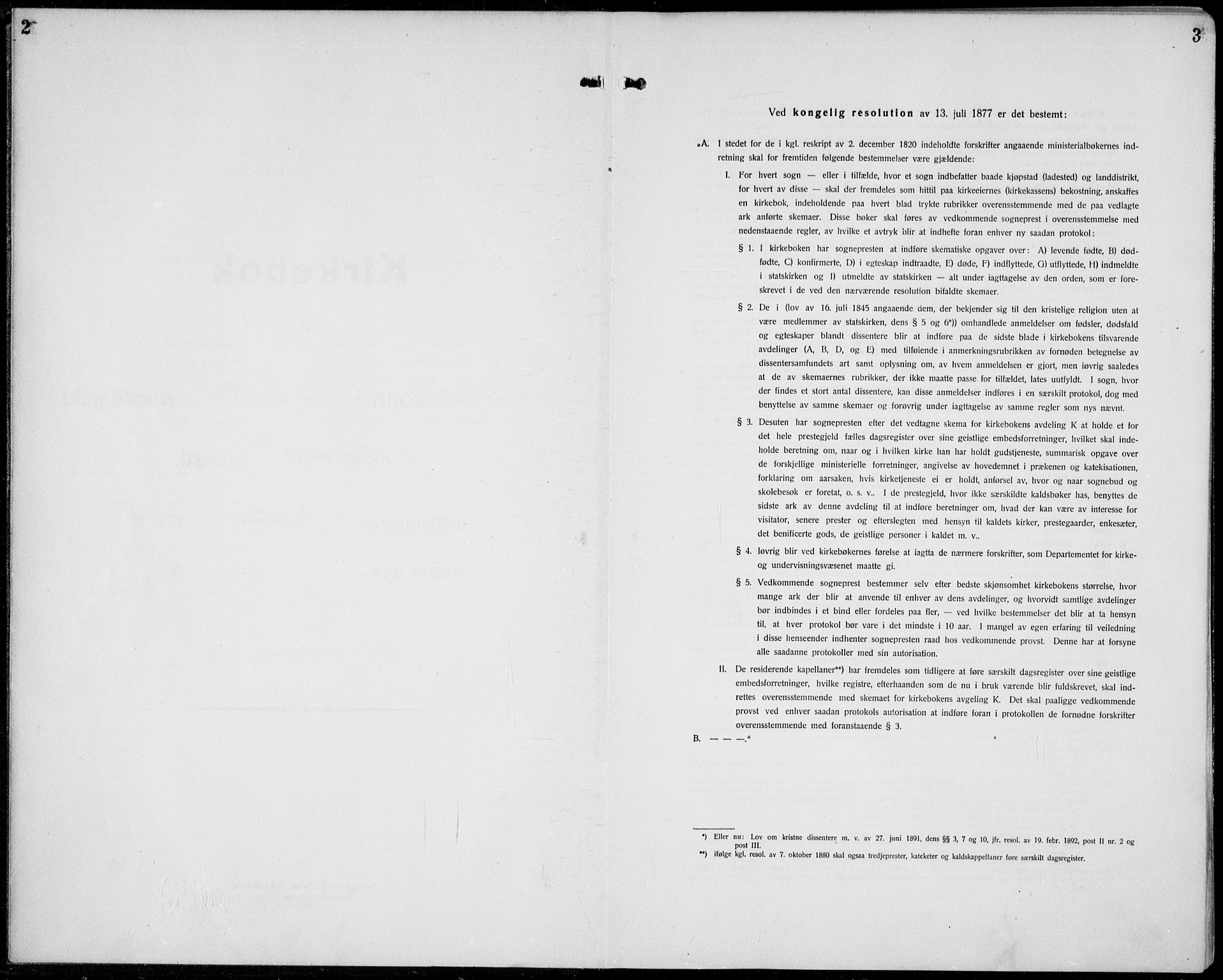 Veldre prestekontor, AV/SAH-PREST-018/L/La/L0001: Parish register (copy) no. 1, 1921-1934, p. 2-3