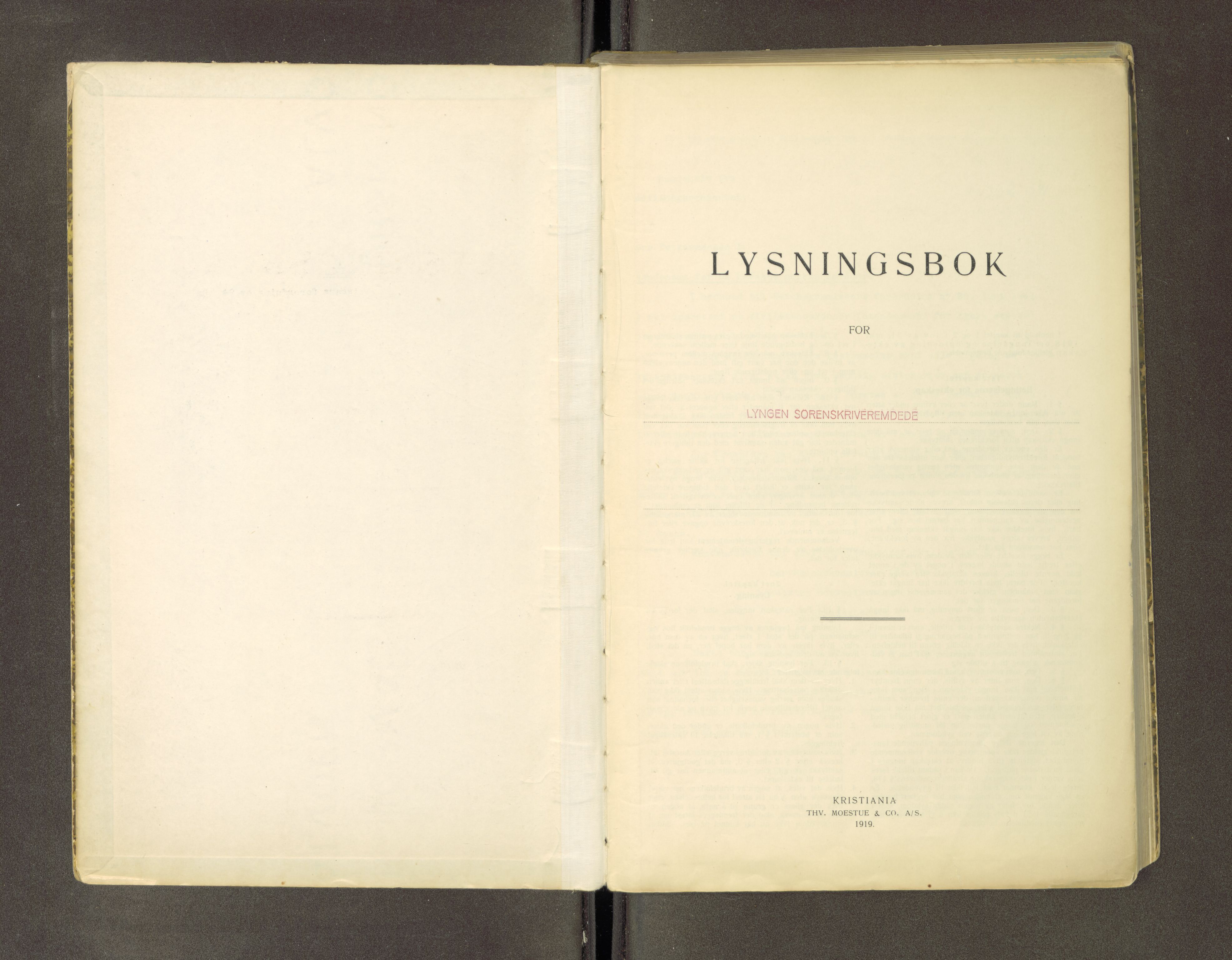 Lyngen sorenskriveri, AV/SATØ-SATØ-0052/1/M/Mb/L0643: Lysingsbok, 1931-1969