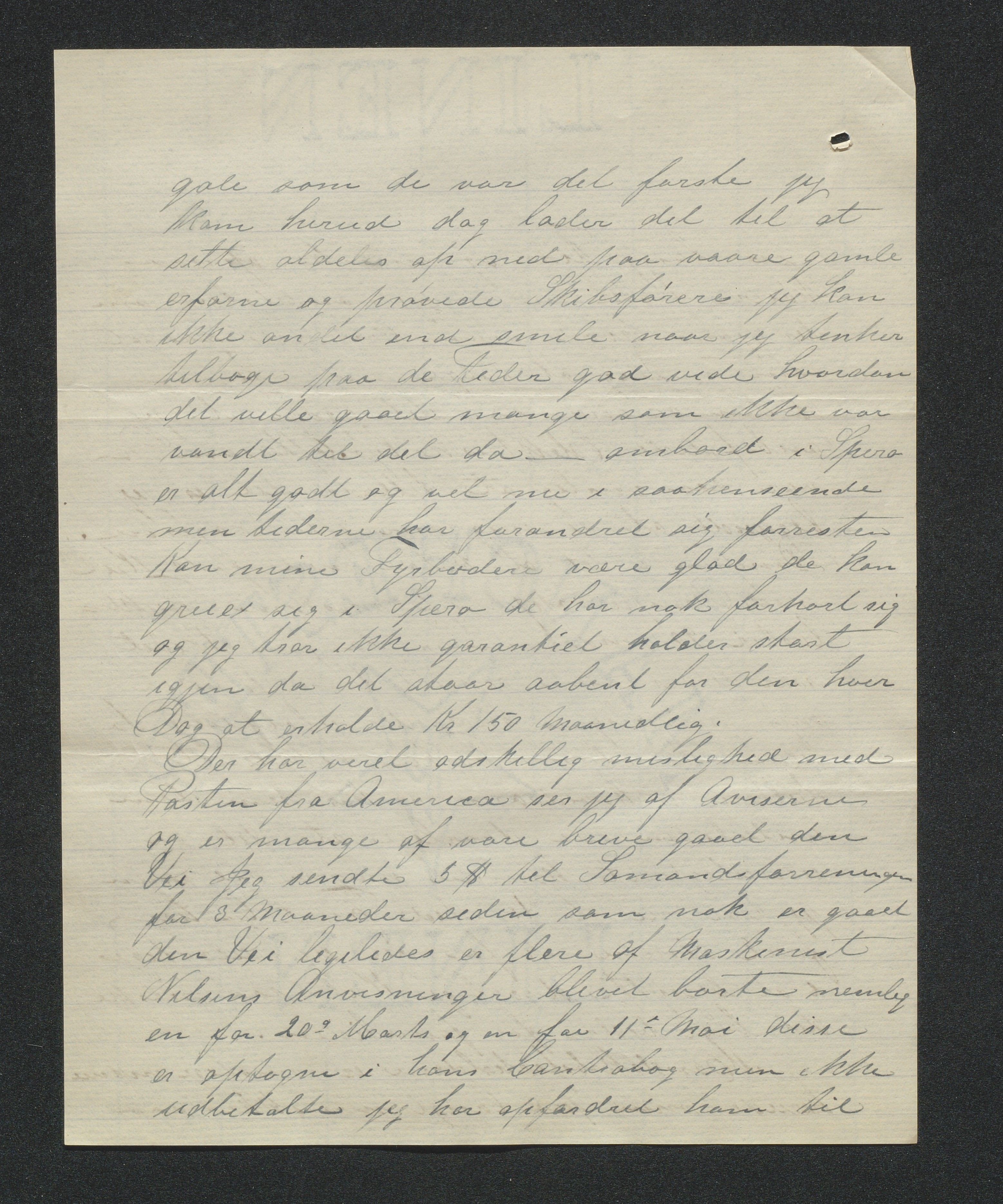 Arendals Dampskibsselskab (ADS), AAKS/PA-1716/1/15/L0018: Skipspapirer D/S Spero, 1898-1904