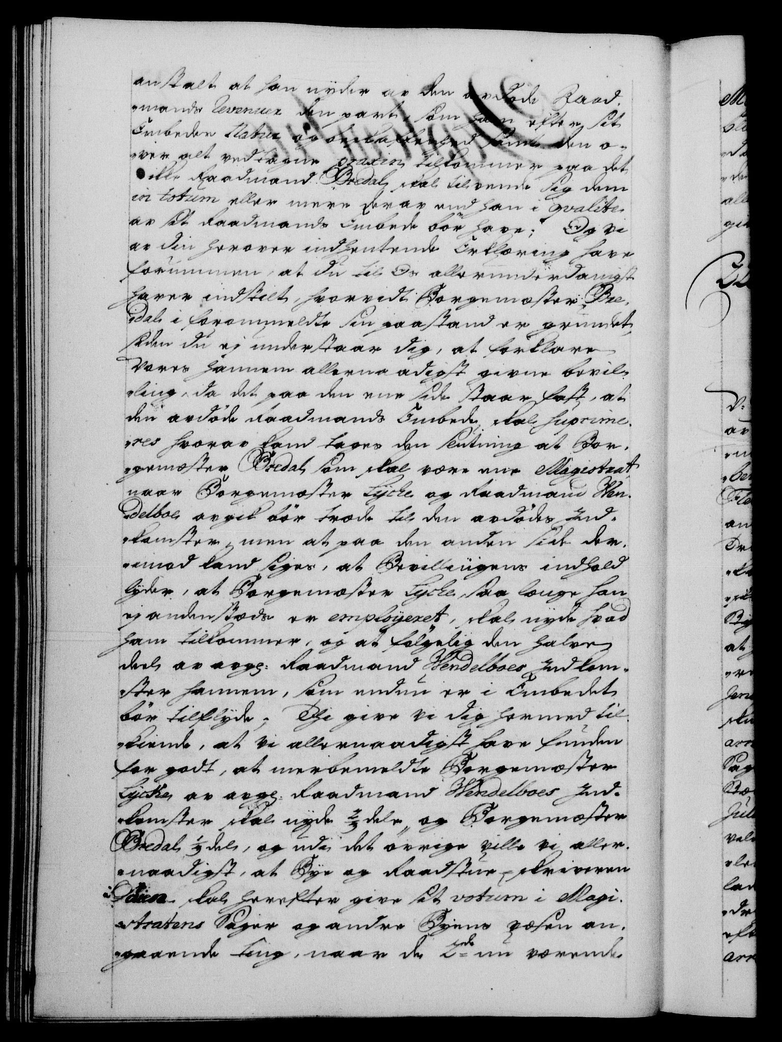 Danske Kanselli 1572-1799, RA/EA-3023/F/Fc/Fca/Fcab/L0028: Norske tegnelser, 1738-1740, p. 397b