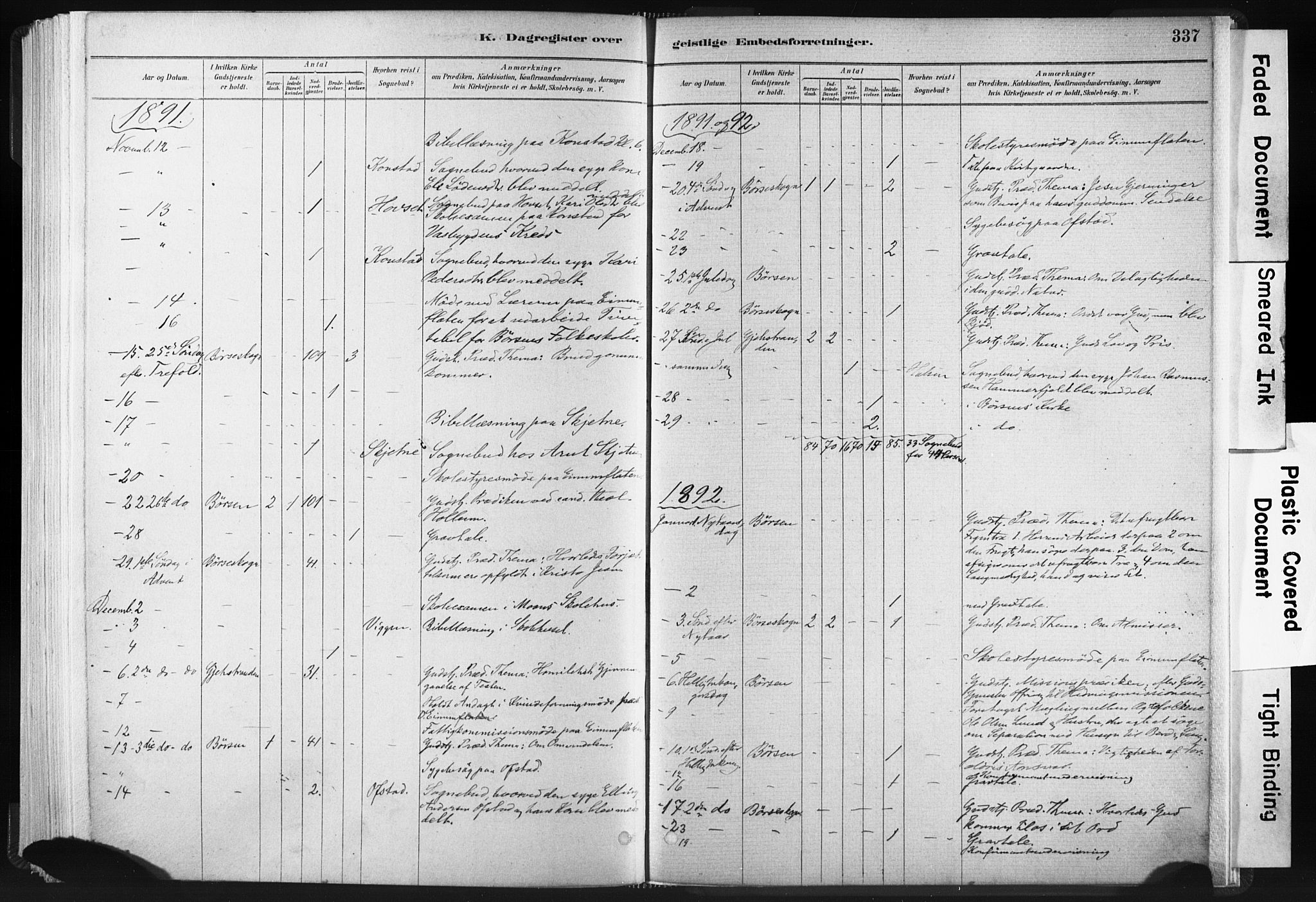 Ministerialprotokoller, klokkerbøker og fødselsregistre - Sør-Trøndelag, AV/SAT-A-1456/665/L0773: Parish register (official) no. 665A08, 1879-1905, p. 337