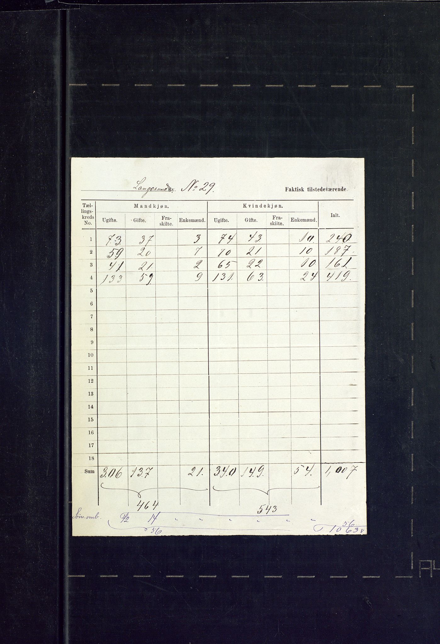 SAKO, 1875 census for 0802B Bamble/Langesund, 1875, p. 12