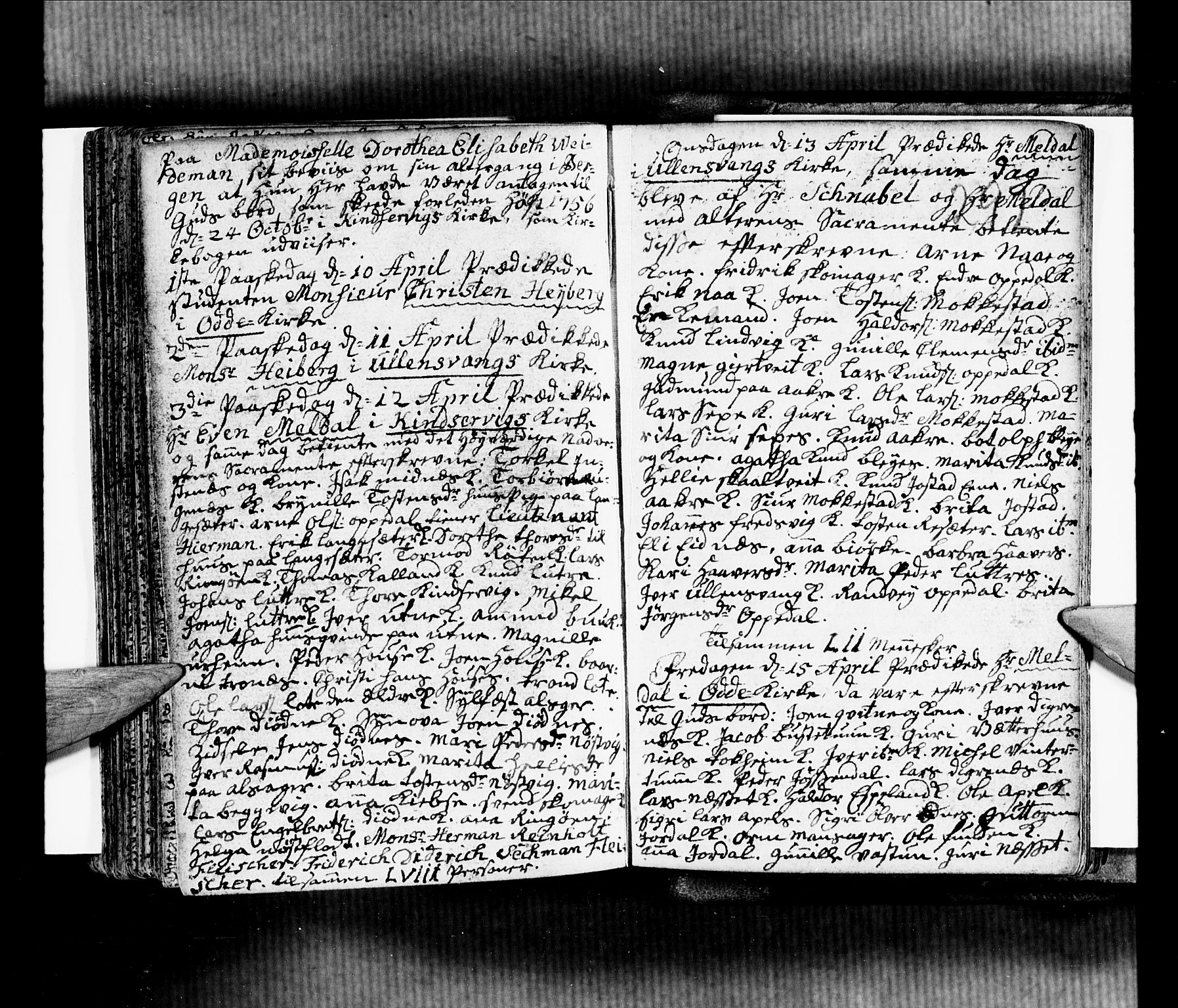 Ullensvang sokneprestembete, SAB/A-78701/H/Haa: Parish register (official) no. A 5, 1733-1758, p. 292