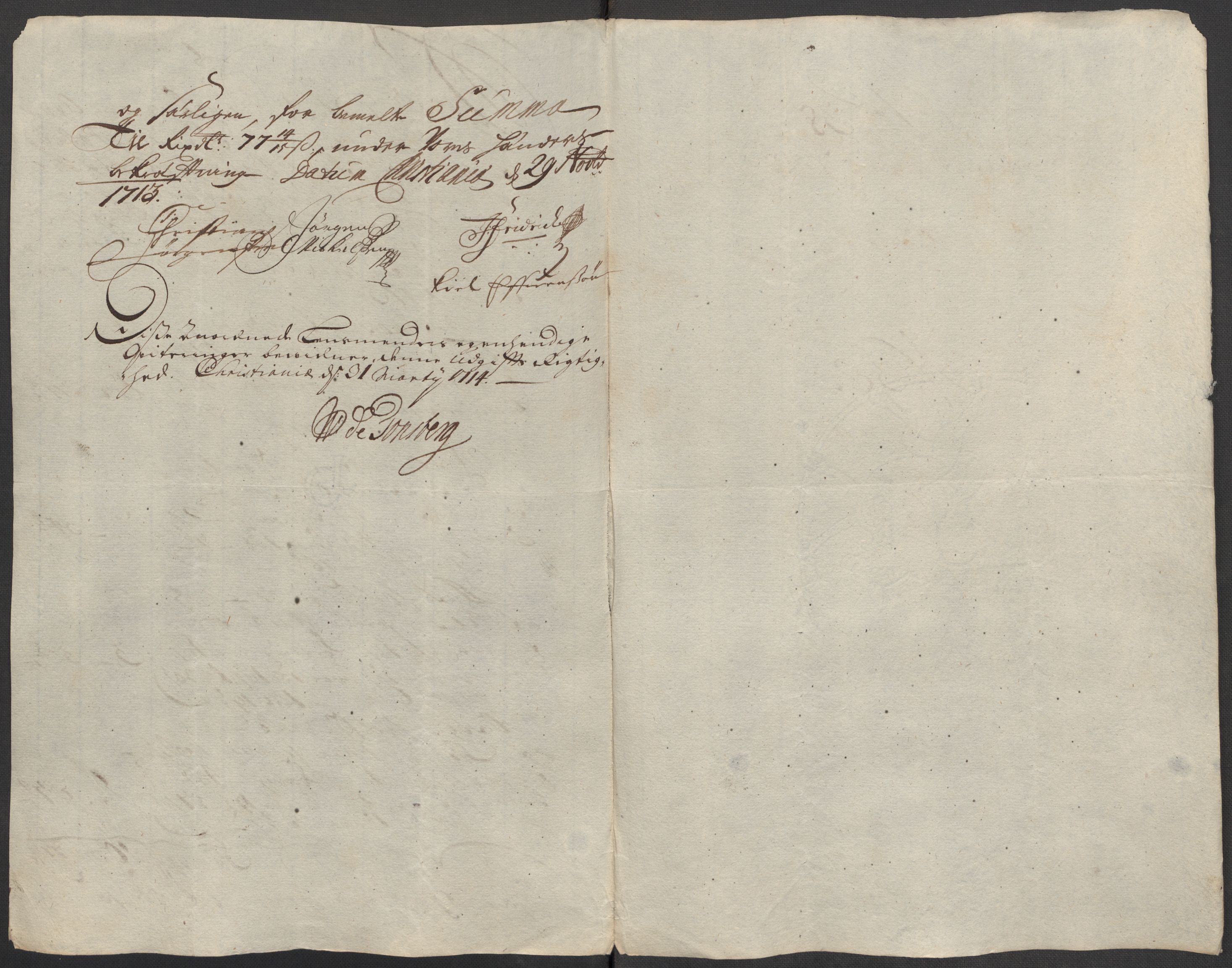 Rentekammeret inntil 1814, Reviderte regnskaper, Fogderegnskap, AV/RA-EA-4092/R10/L0451: Fogderegnskap Aker og Follo, 1713-1714, p. 207