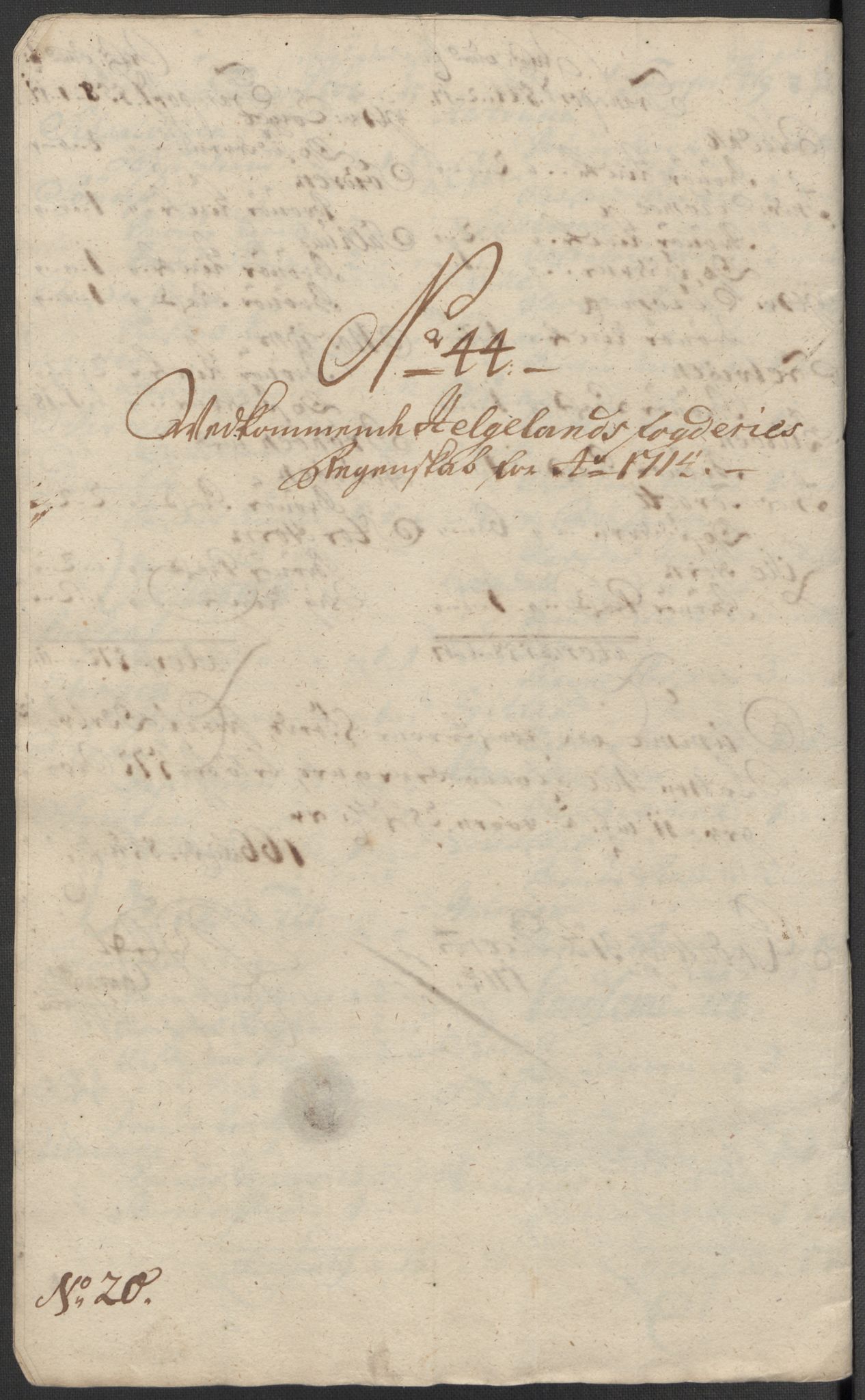 Rentekammeret inntil 1814, Reviderte regnskaper, Fogderegnskap, AV/RA-EA-4092/R65/L4513: Fogderegnskap Helgeland, 1714-1715, p. 228