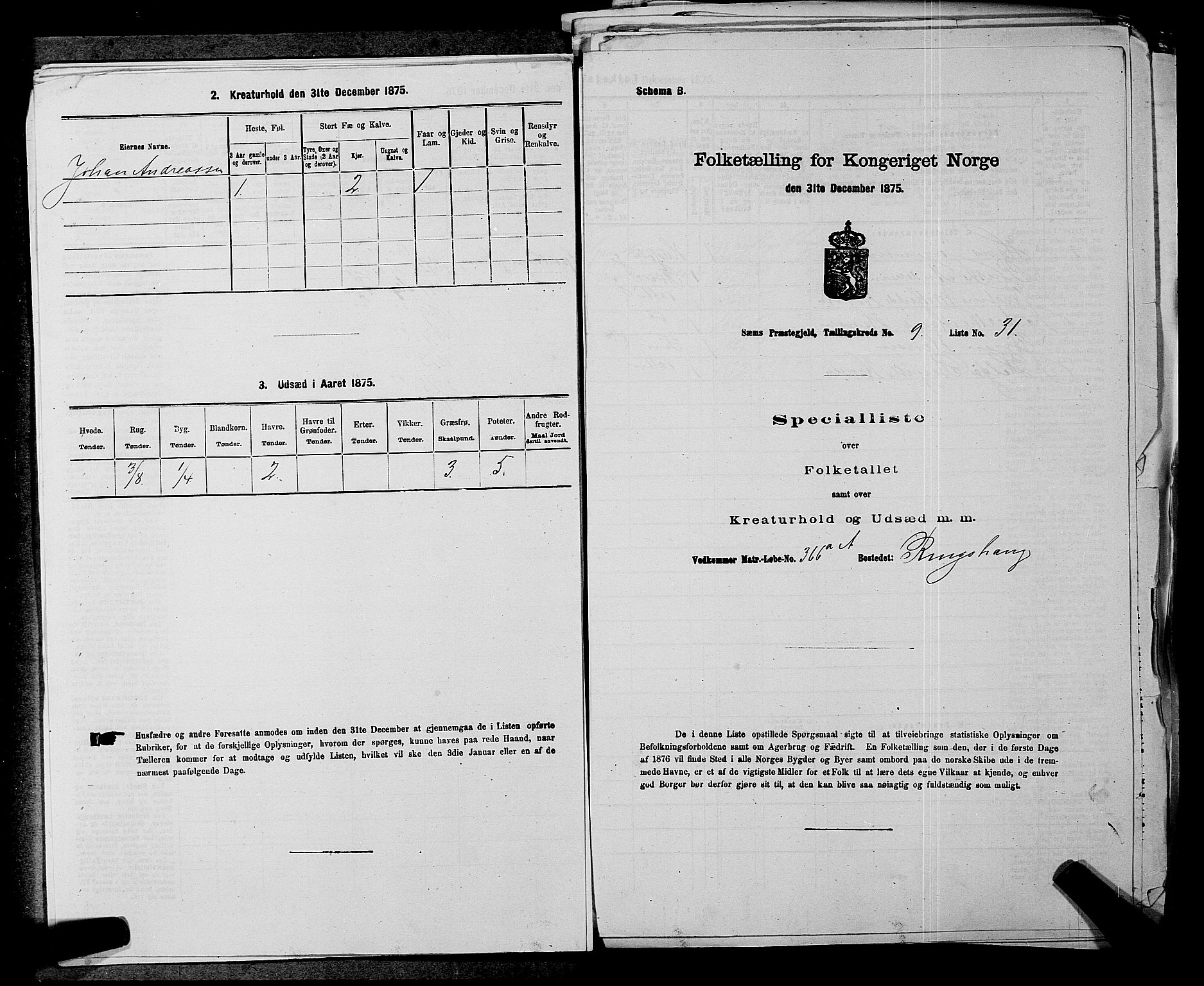 SAKO, 1875 census for 0721P Sem, 1875, p. 1552