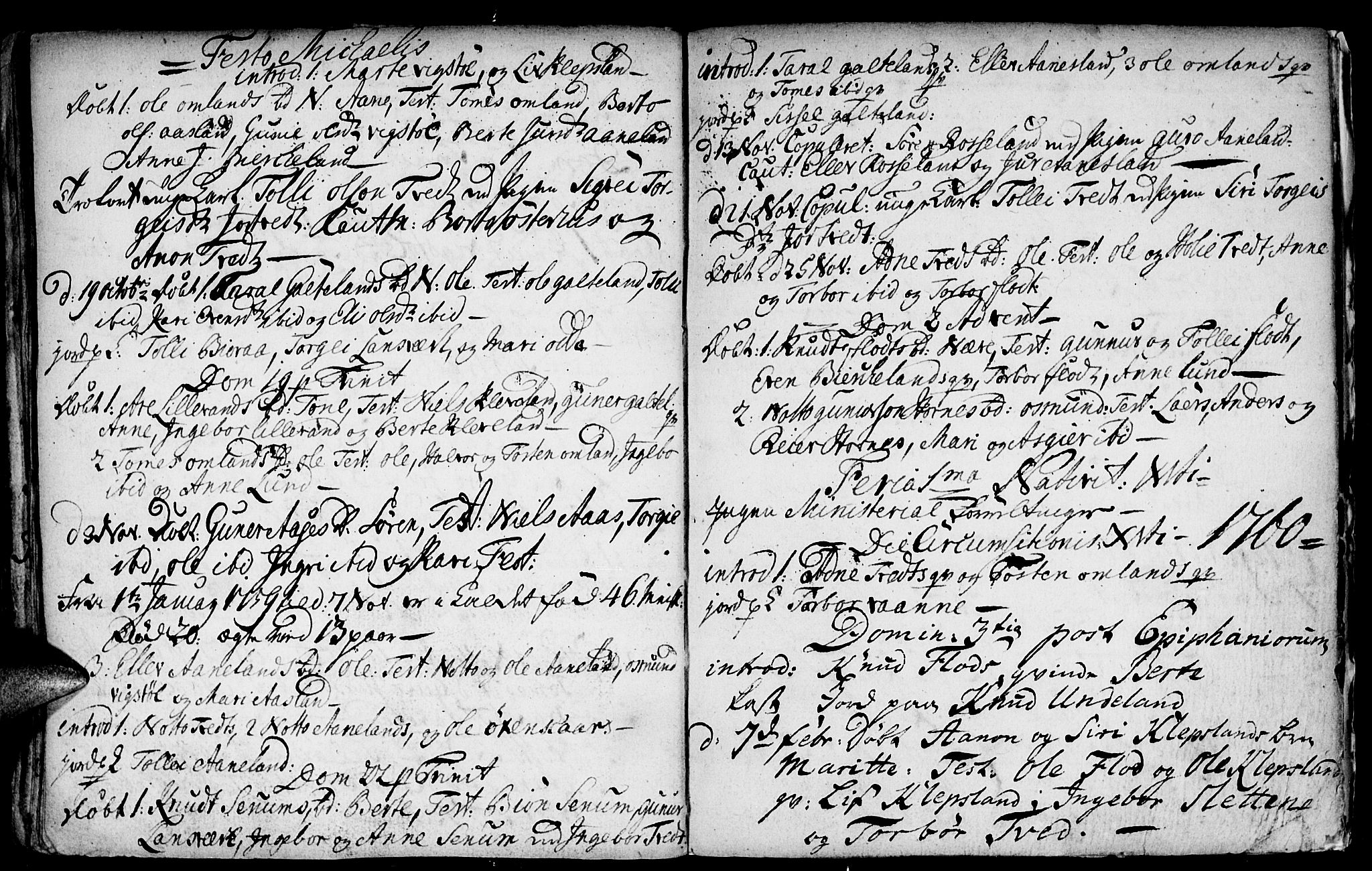 Evje sokneprestkontor, SAK/1111-0008/F/Fa/Faa/L0001: Parish register (official) no. A 1, 1705-1760, p. 161