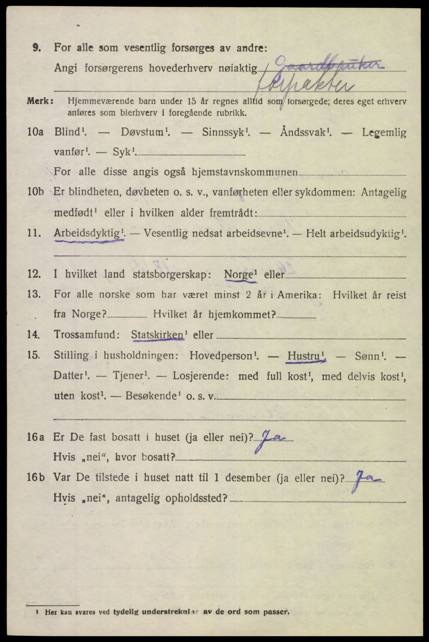 SAK, 1920 census for Søndeled, 1920, p. 5472