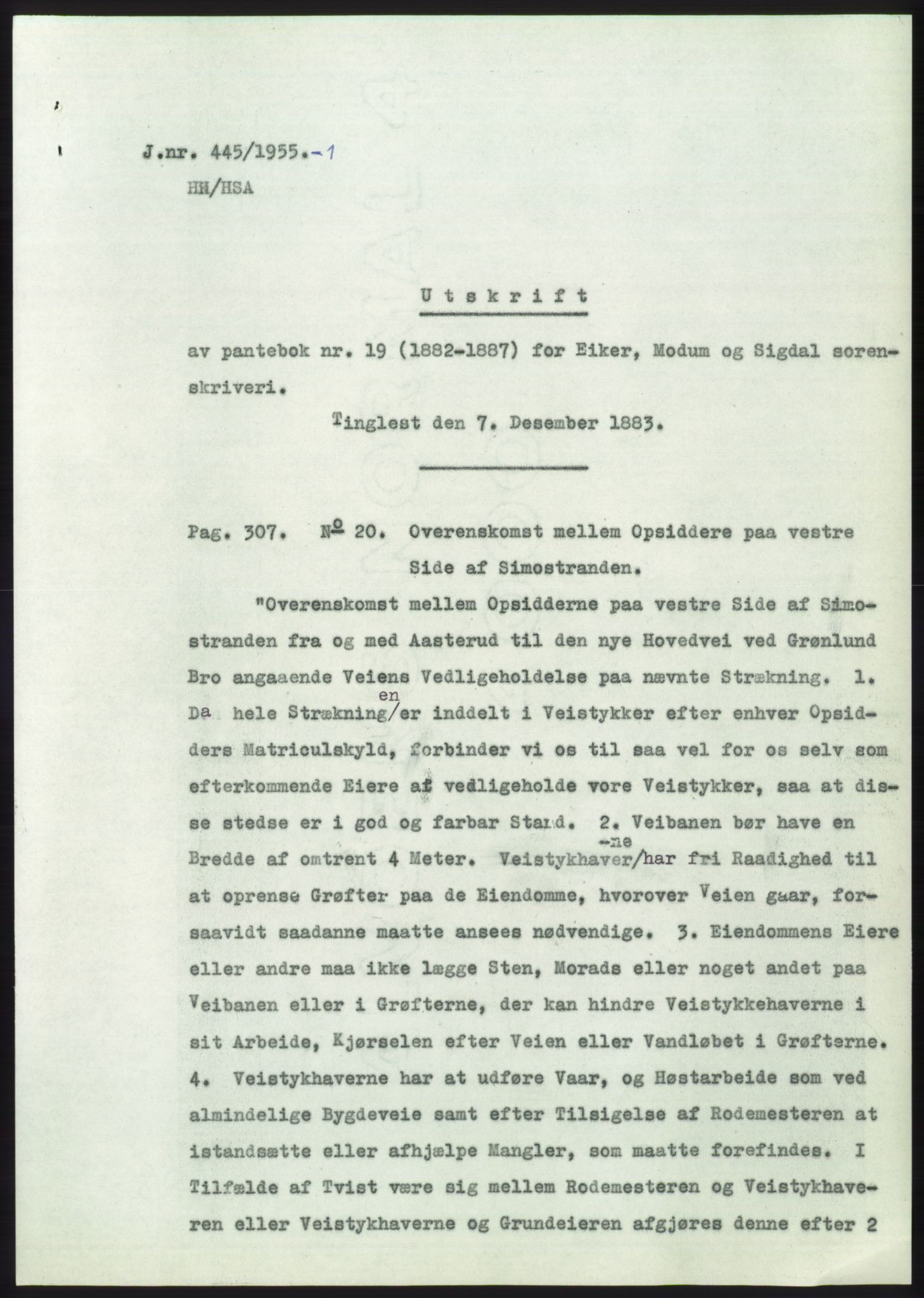 Statsarkivet i Kongsberg, SAKO/A-0001, 1955, p. 241