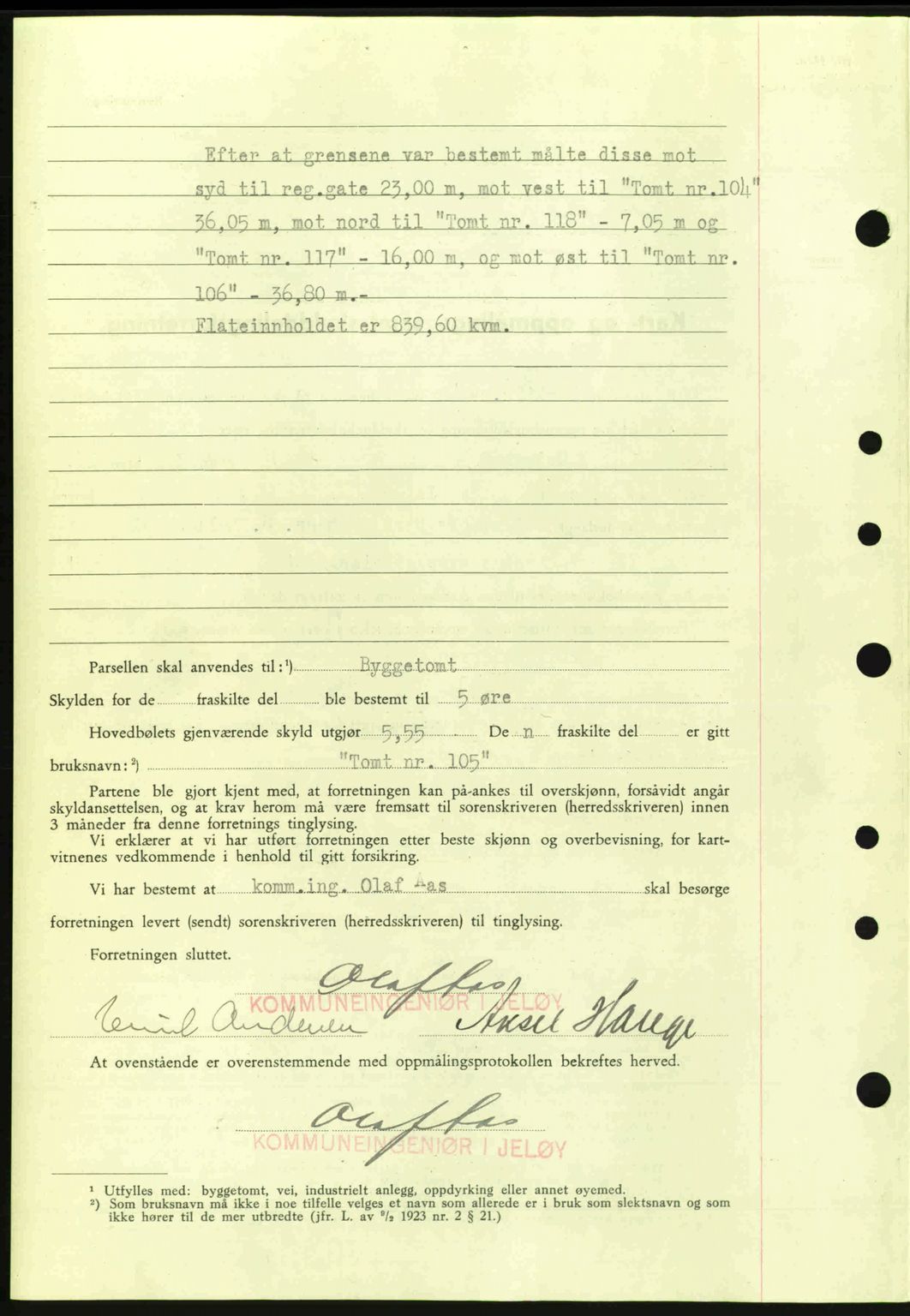 Moss sorenskriveri, AV/SAO-A-10168: Mortgage book no. A9, 1941-1942, Diary no: : 2145/1941