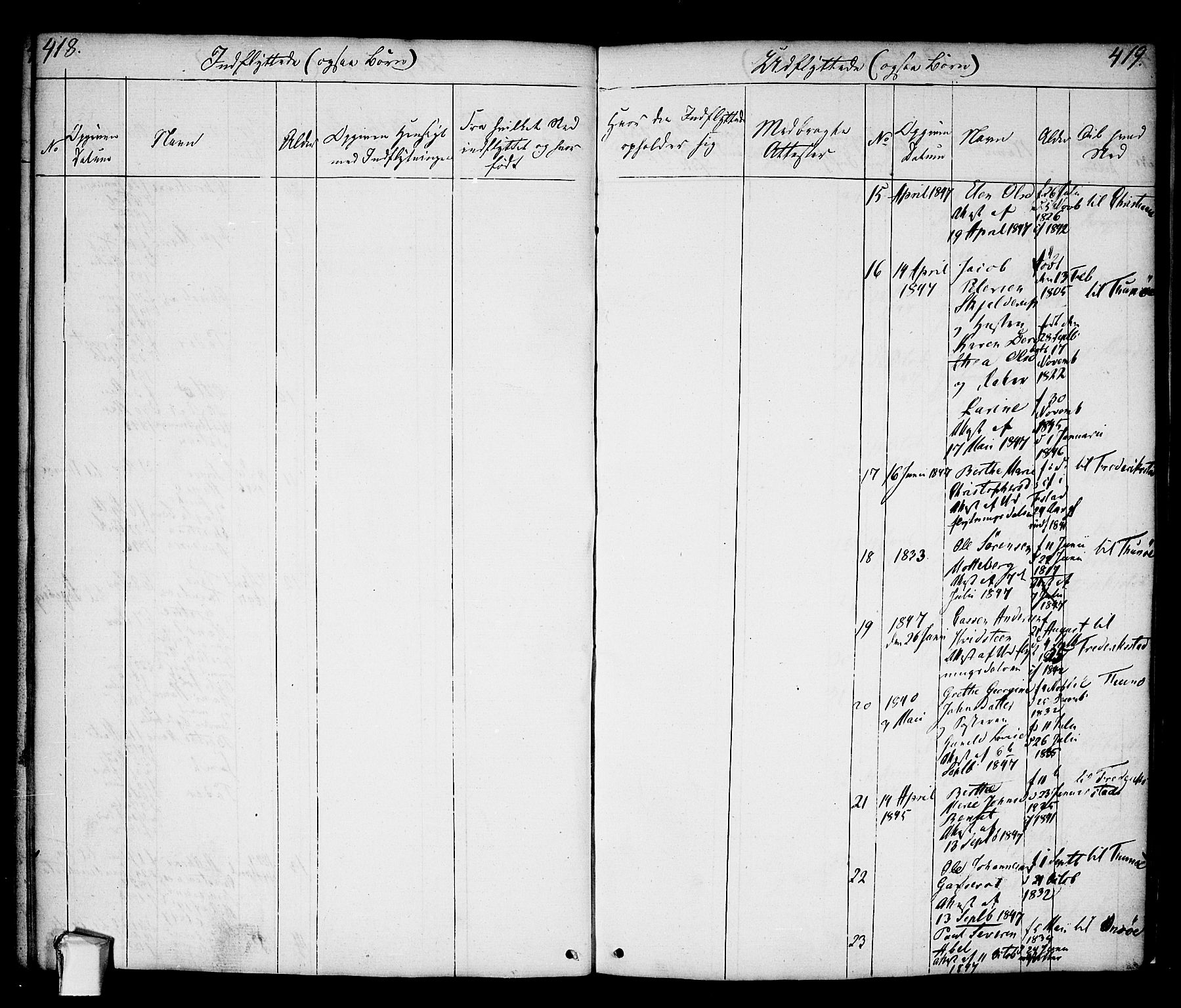 Borge prestekontor Kirkebøker, AV/SAO-A-10903/F/Fa/L0004: Parish register (official) no. I 4, 1836-1848, p. 418-419