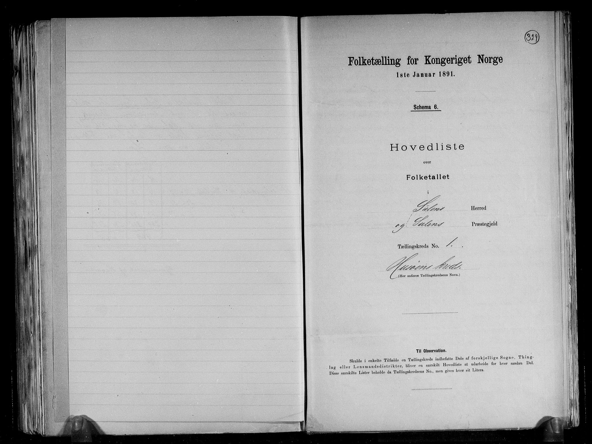 RA, 1891 census for 1412 Solund, 1891, p. 6