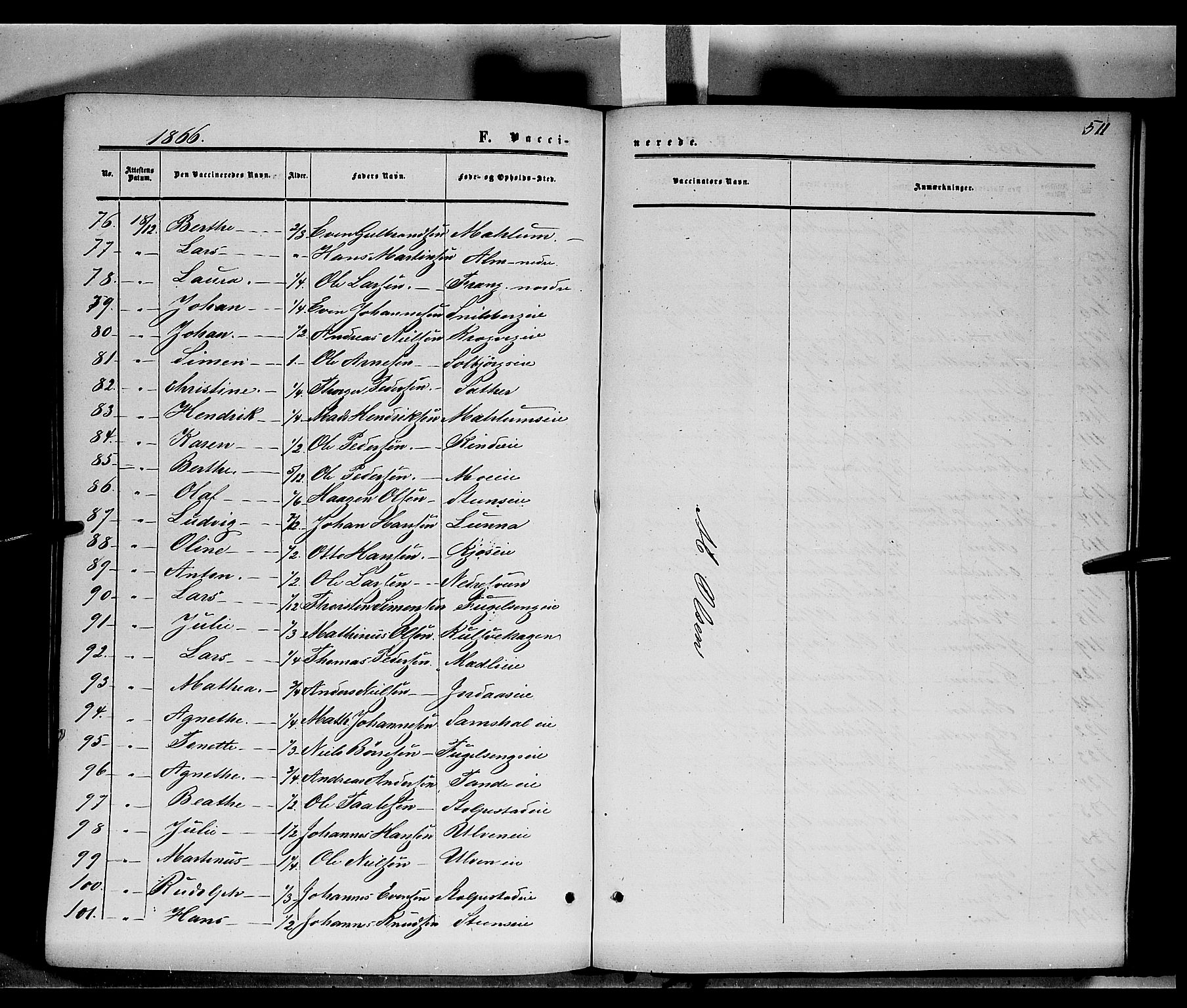 Ringsaker prestekontor, AV/SAH-PREST-014/K/Ka/L0010: Parish register (official) no. 10, 1861-1869, p. 511