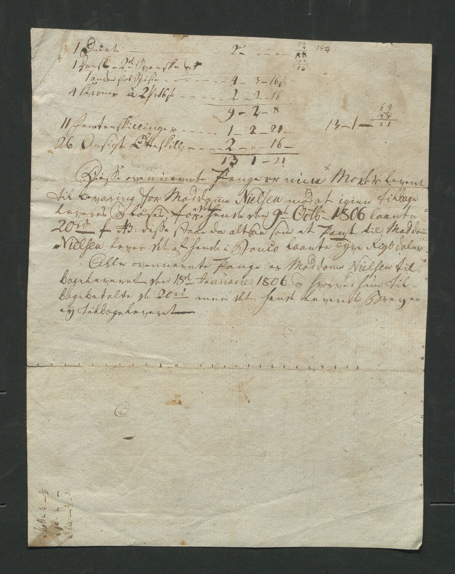 Åker i Vang, Hedmark, og familien Todderud, AV/SAH-ARK-010/J/Jc/L0004: Korrespondanse, 1796-1844, p. 40