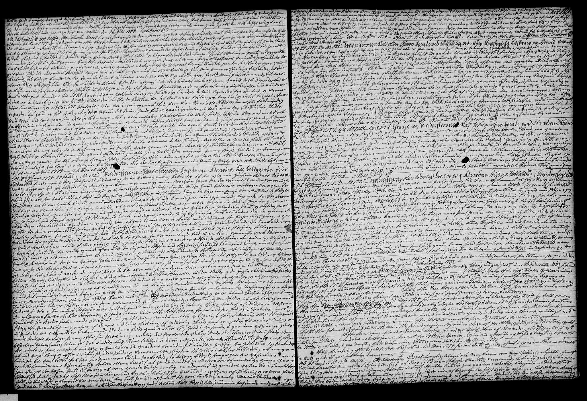 Eiker, Modum og Sigdal sorenskriveri, SAKO/A-123/G/Ga/Gaa/L0004a: Mortgage book no. I 4a, 1770-1779, p. 101