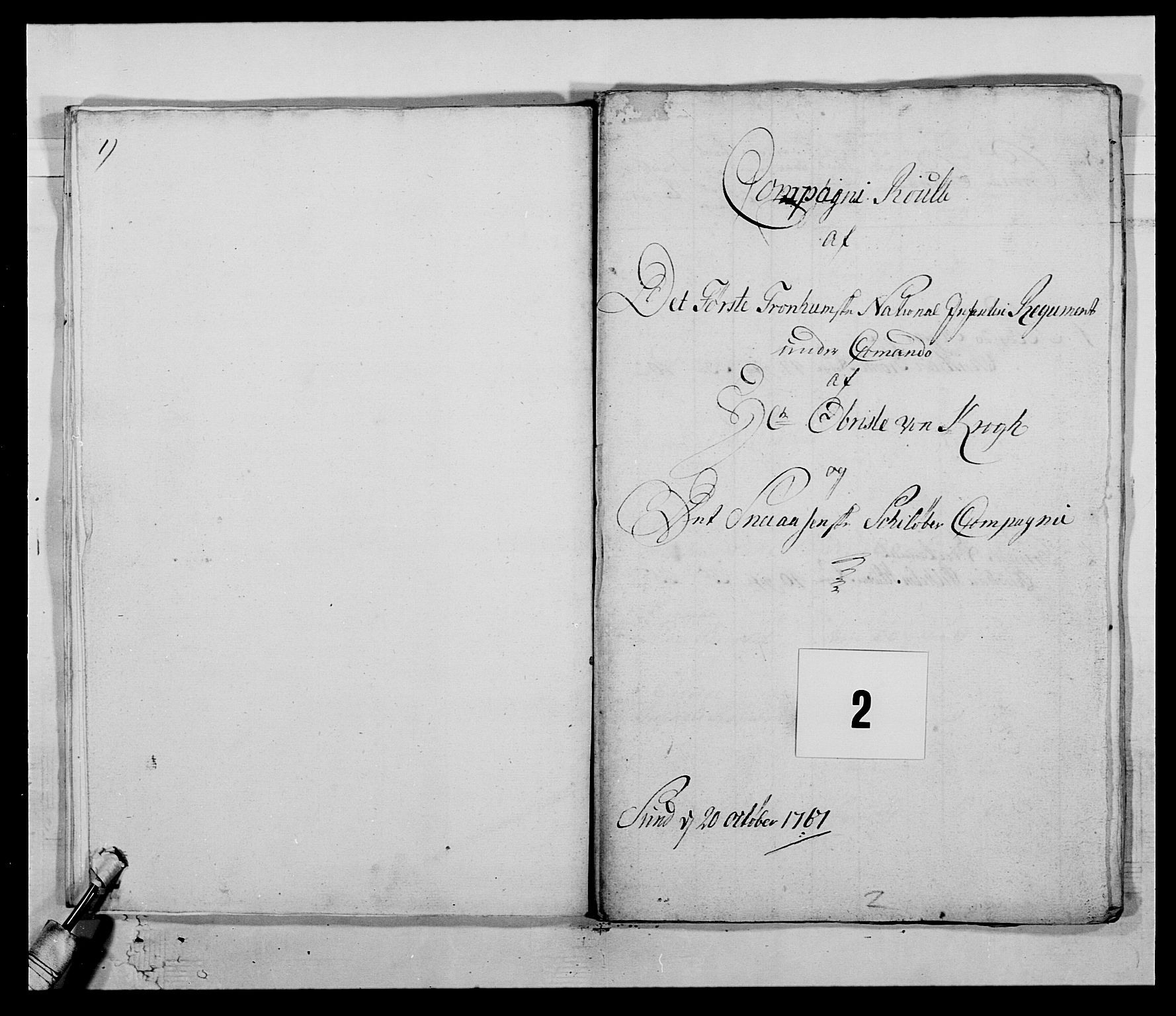 Kommanderende general (KG I) med Det norske krigsdirektorium, AV/RA-EA-5419/E/Ea/L0511: 1. Trondheimske regiment, 1767, p. 38