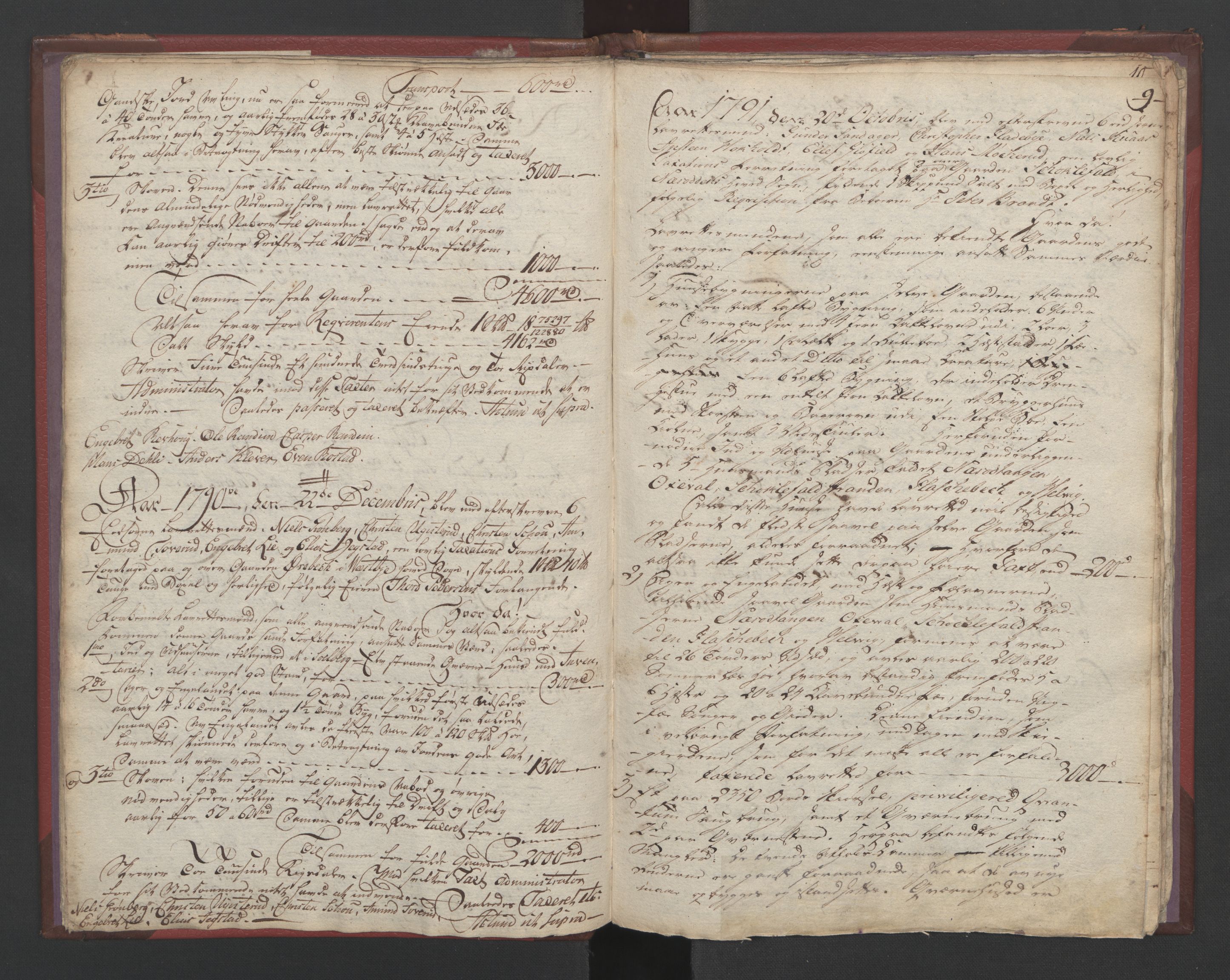 Follo sorenskriveri, AV/SAO-A-10274/F/Fc/Fca/L0010: Ekstrarettsprotokoll, 1789-1798, p. 8b-9a