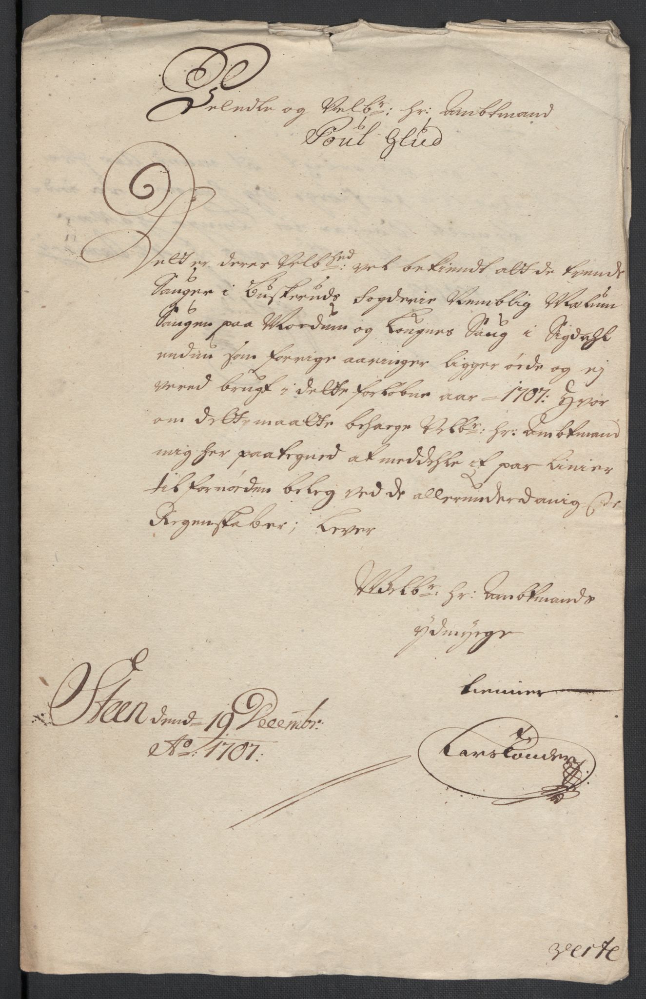 Rentekammeret inntil 1814, Reviderte regnskaper, Fogderegnskap, AV/RA-EA-4092/R22/L1466: Fogderegnskap Ringerike, Hallingdal og Buskerud, 1707, p. 278