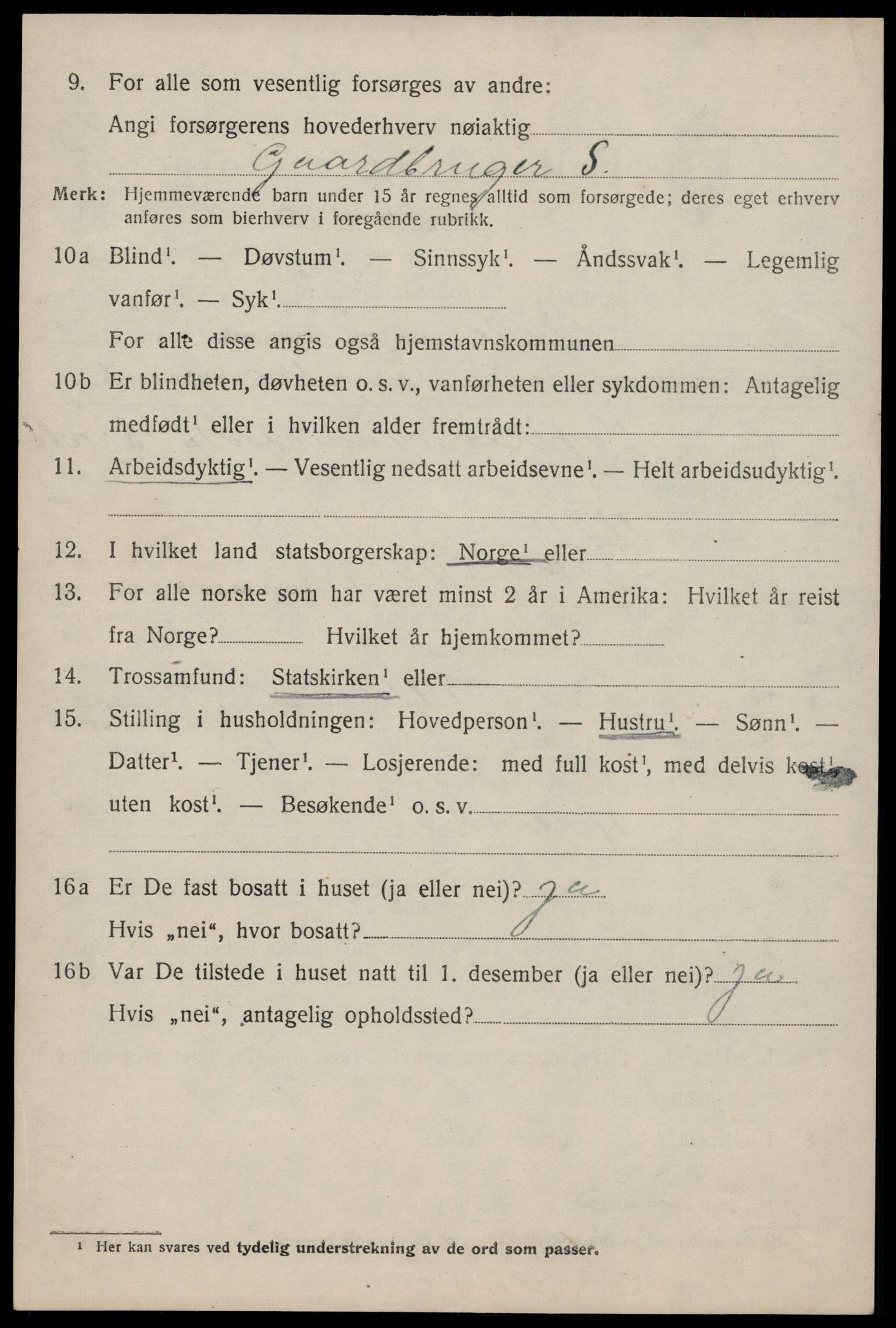 SAST, 1920 census for Vats, 1920, p. 800